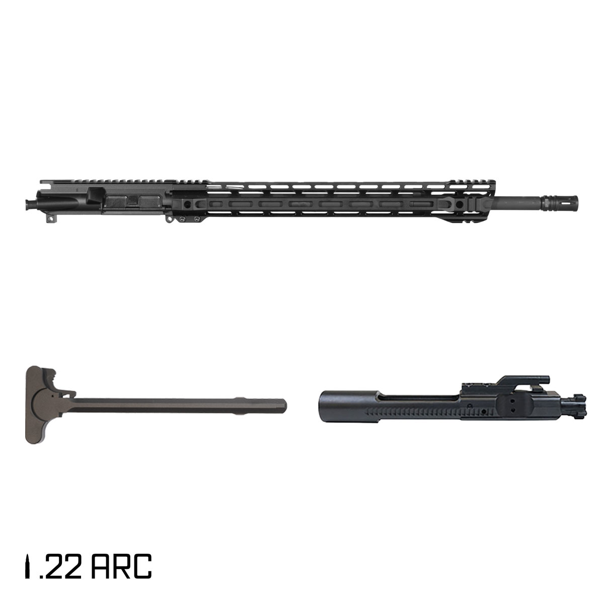 Davidson Defense Noah's ARC 20-inch Rifle-Gas 1:7 22 ARC AR-15 M-Lok Handguard Rifle Complete Upper Build