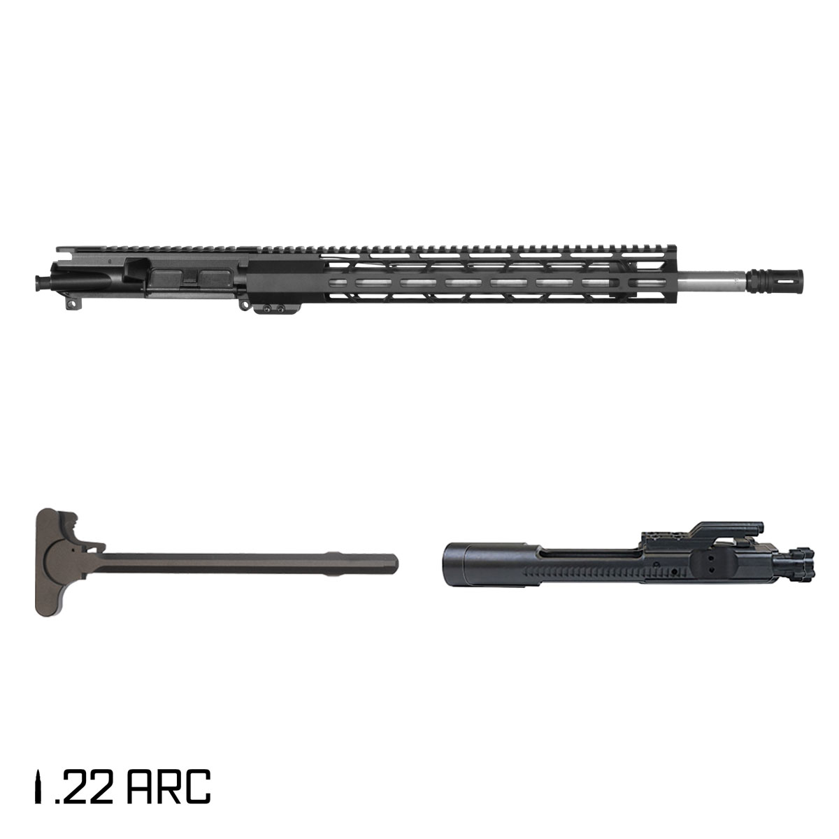 Davidson Defense ArcAngel 18-inch Rifle-Gas 1:7 22 ARC AR-15 Freefloat M-Lok Handguard Rifle Complete Upper Build