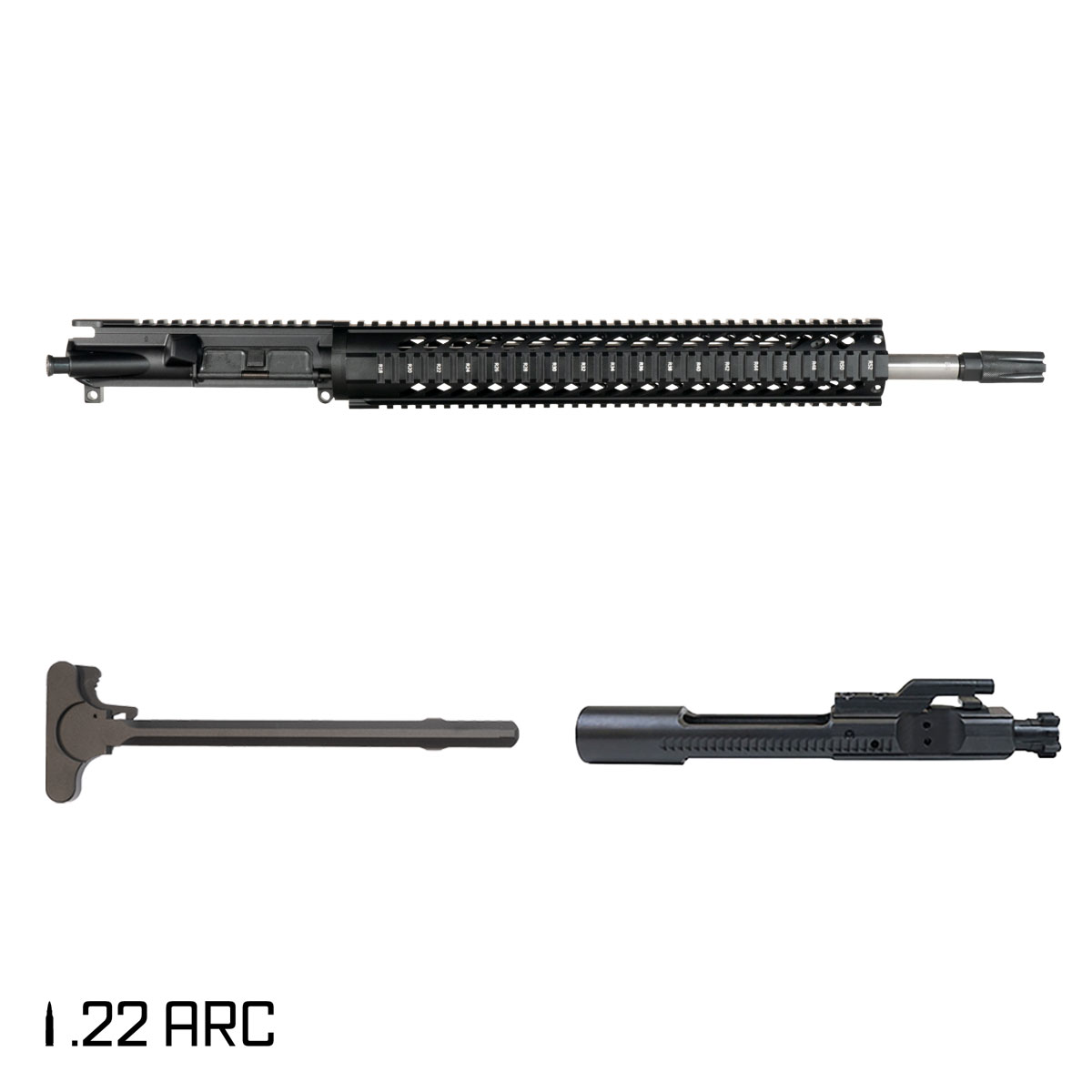 DARCness 18-inch Rifle-Gas 1:7 22 ARC AR-15 Quad-Rail Rifle