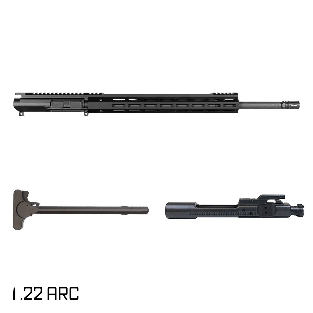 Davidson Defense Ronin Competition 20-inch Rifle-Gas 1:7 22 ARC AR-15 M-Lok Rifle Complete Upper Build