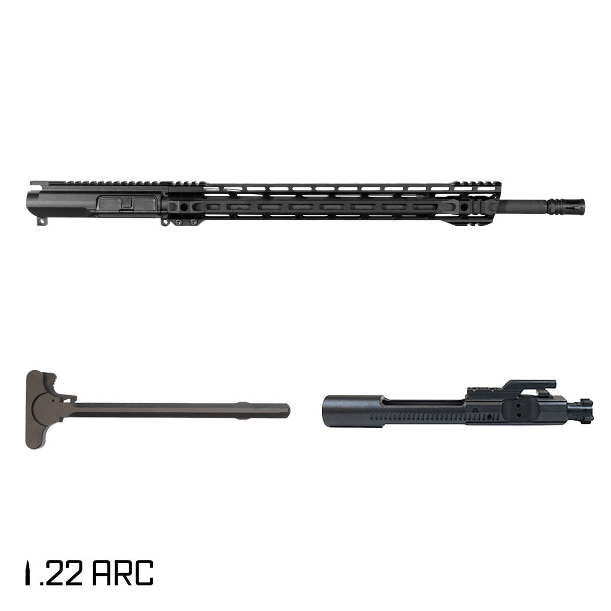 Davidson Defense ARChimedes 20-inch Rifle-Gas 1:7 22 ARC AR-15 Freefloat Handguard Rifle Complete Upper Build