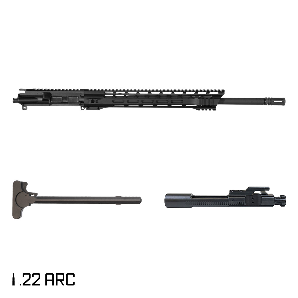 Davidson Defense Keyman 20-inch Rifle-Gas 1:7 22 ARC AR-15 M-Lok Handguard Rifle Complete Upper Build