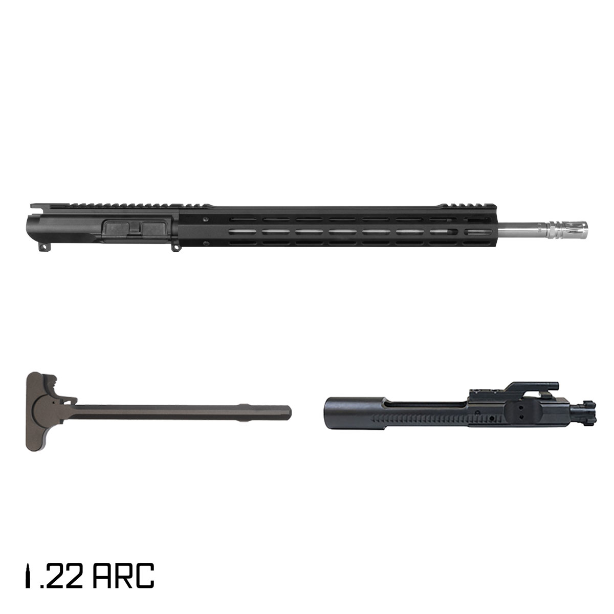 Davidson Defense Aerondight 18-inch Rifle-Gas 1:7 22 ARC AR-15 Freefloat M-Lok Handguard Rifle Complete Upper Build