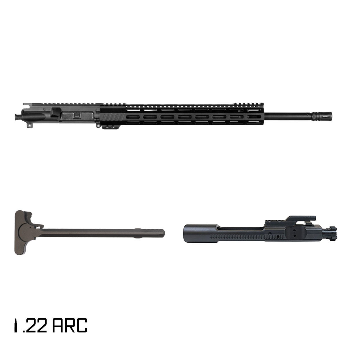 Davidson Defense Chipper 20-inch 22 ARC Freefloat M-Lok Handguard Rifle Complete Upper Build