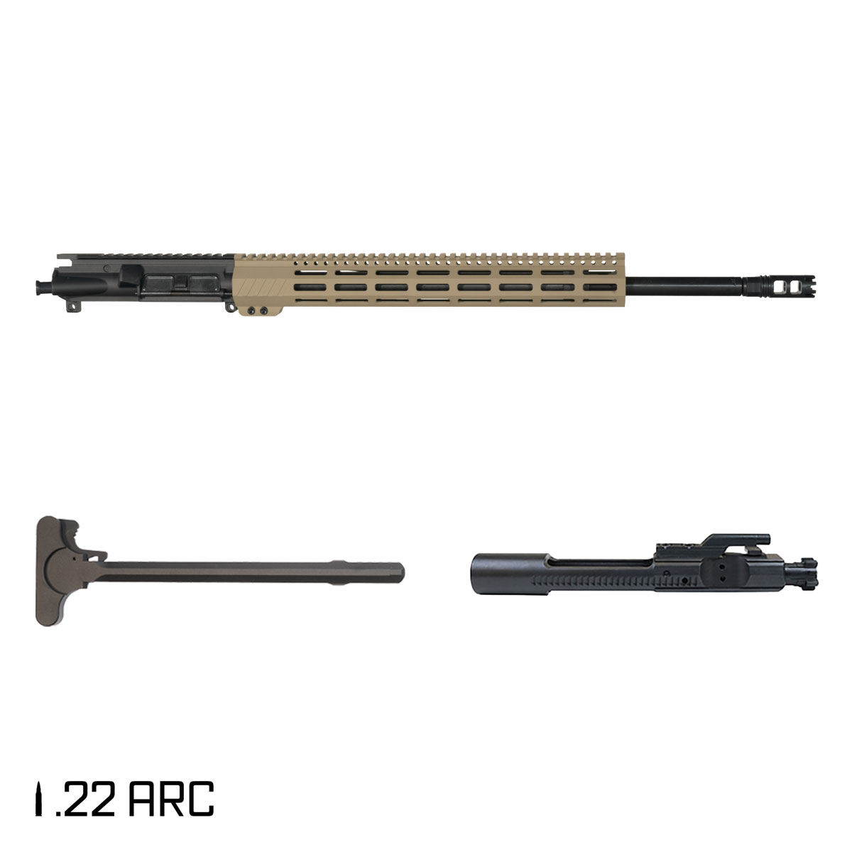 Davidson Defense Creosote 20-inch Rifle-Gas 1:7 22 ARC AR-15 M-Lok Handguard Rifle Complete Upper Build