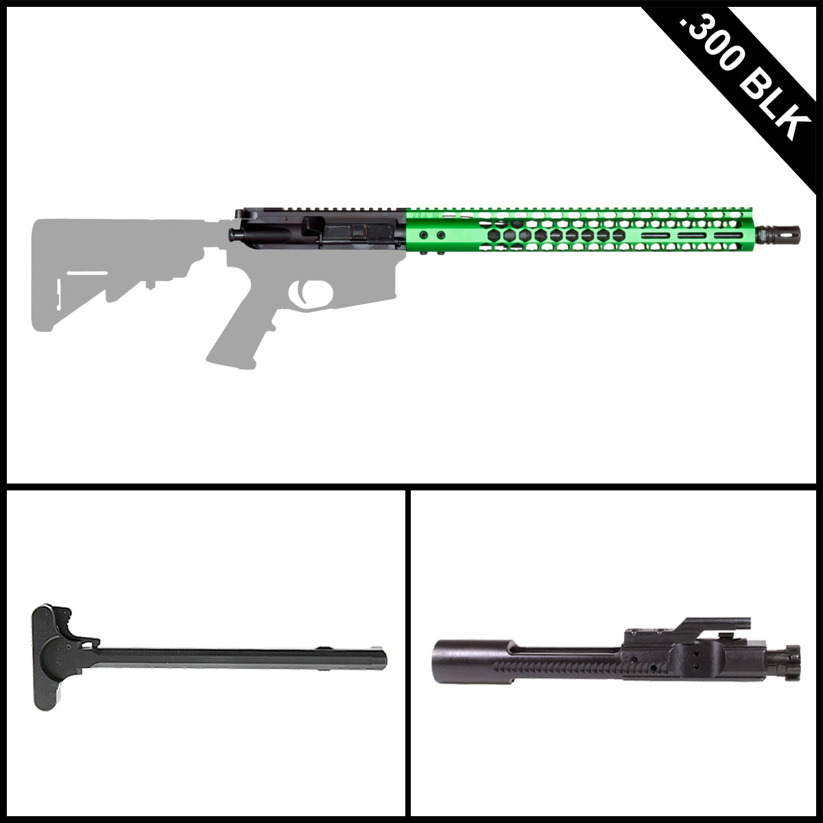Davidson Defense Toxic Wraith 16-inch AR-15 .300 BLK Rifle Complete Upper Build