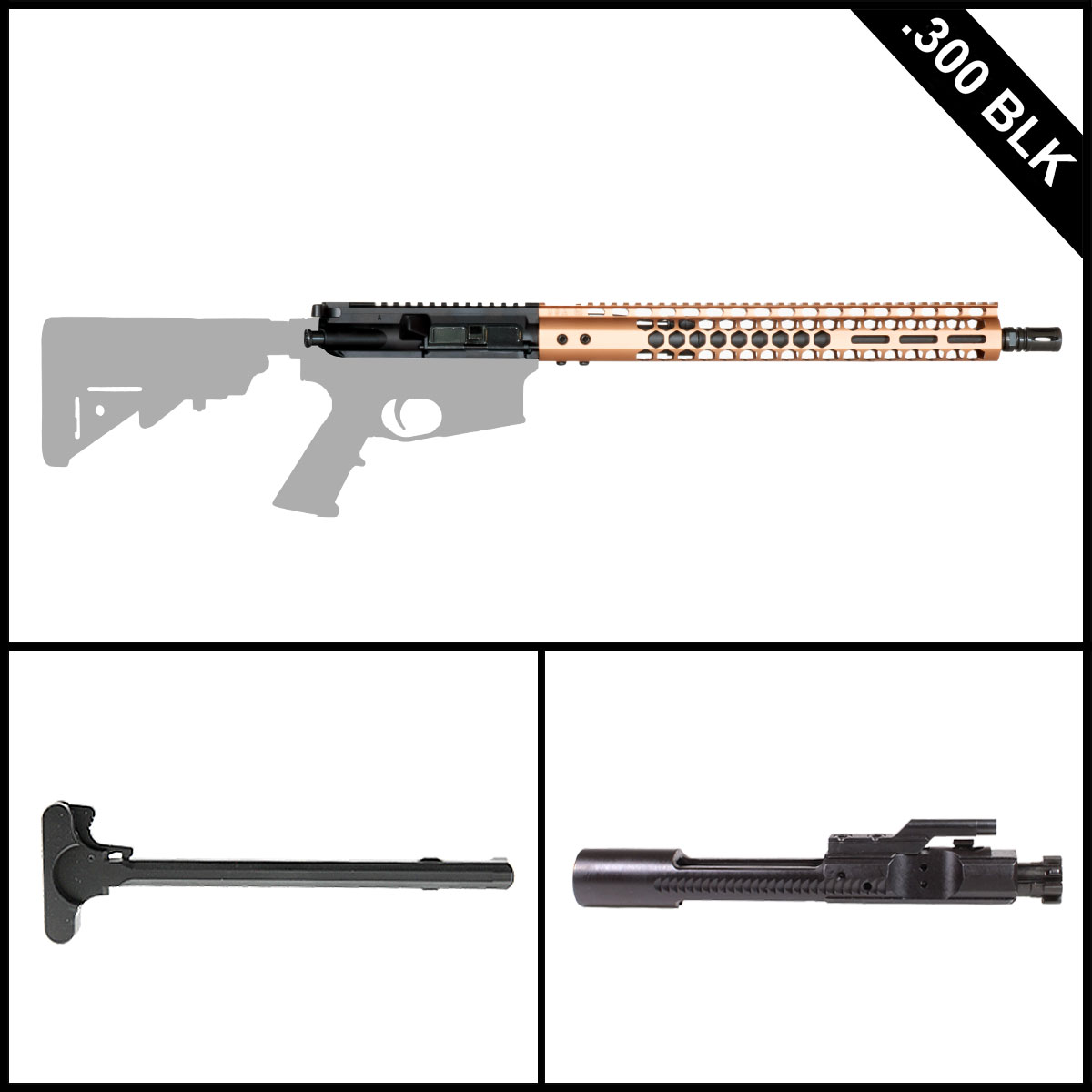 Davidson Defense Rustfire 16-inch AR-15 .300 BLK Rifle Complete Upper Build