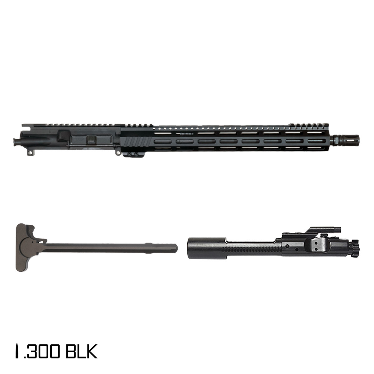 Davidson Defense Aegis Lightweight 16-inch Pistol-Gas 1:8 .300 BLK AR-15 Freefloat M-Lok Handguard Rifle Complete Upper Build