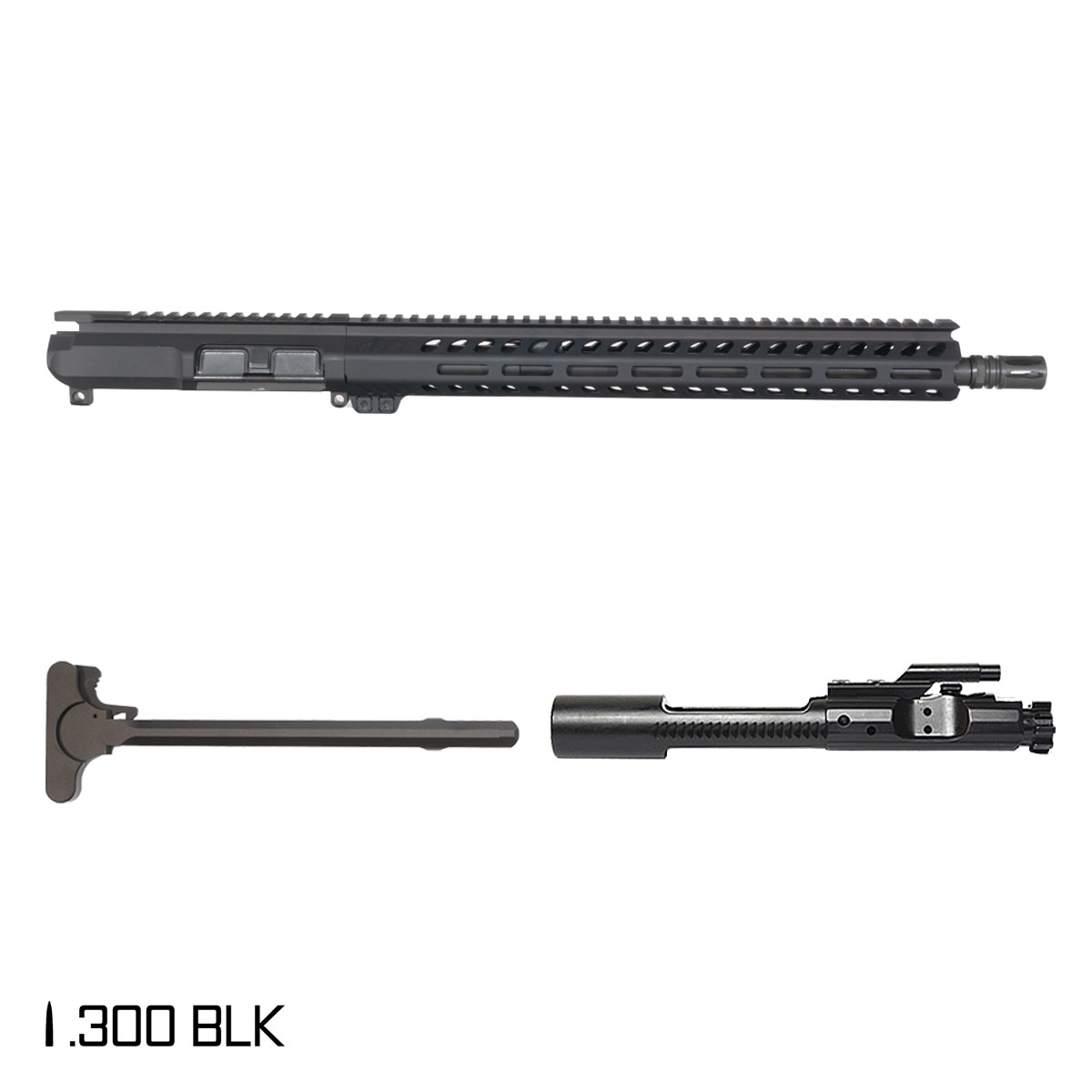 Davidson Defense Cutlass 16-inch Pistol-Gas 1:8 .300 BLK AR-15 Freefloat M-Lok Handguard Rifle Complete Upper Build