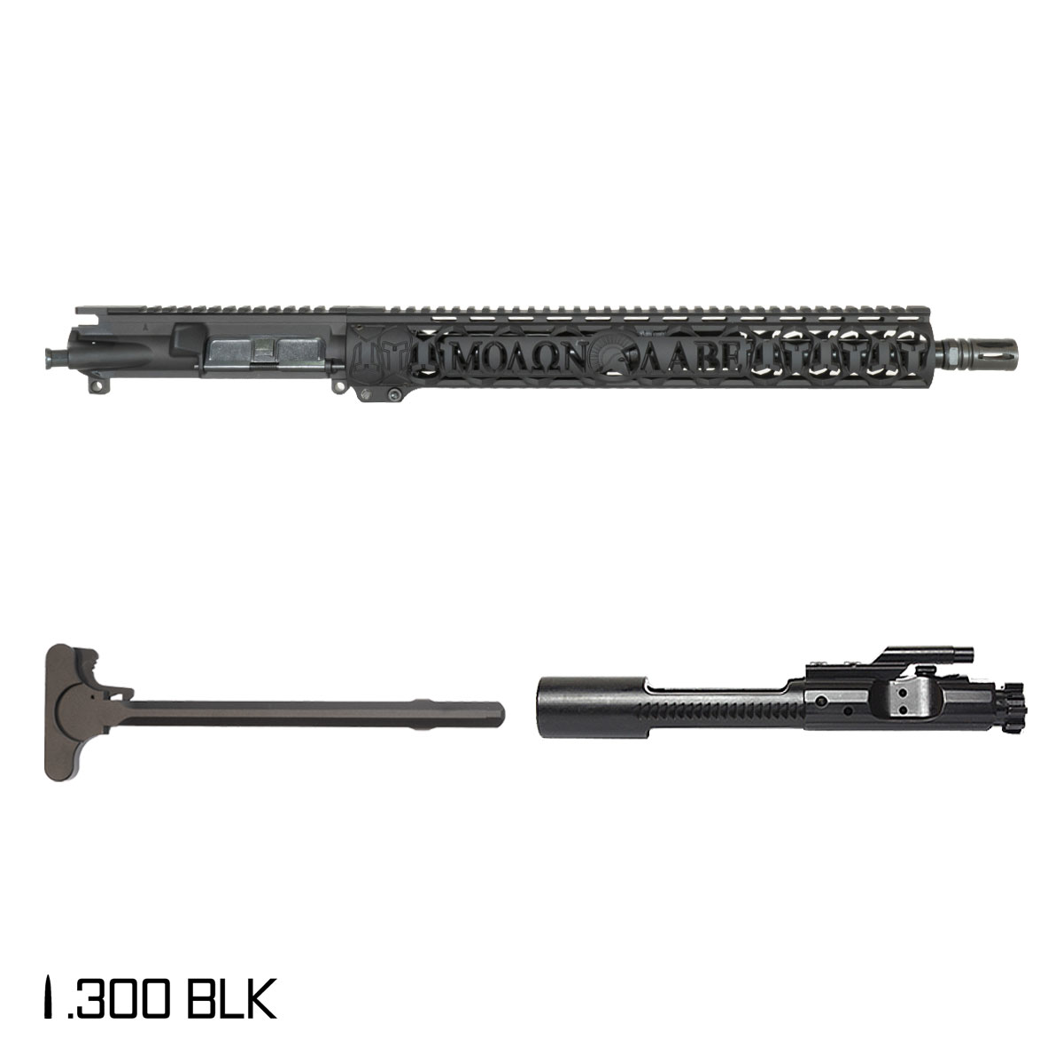 Davidson Defense Agamemnon 16-inch Pistol-Gas 1:8 .300 Blackout AR-15 Freefloat Picatinny & M-Lok Handguard Rifle Complete Upper Build