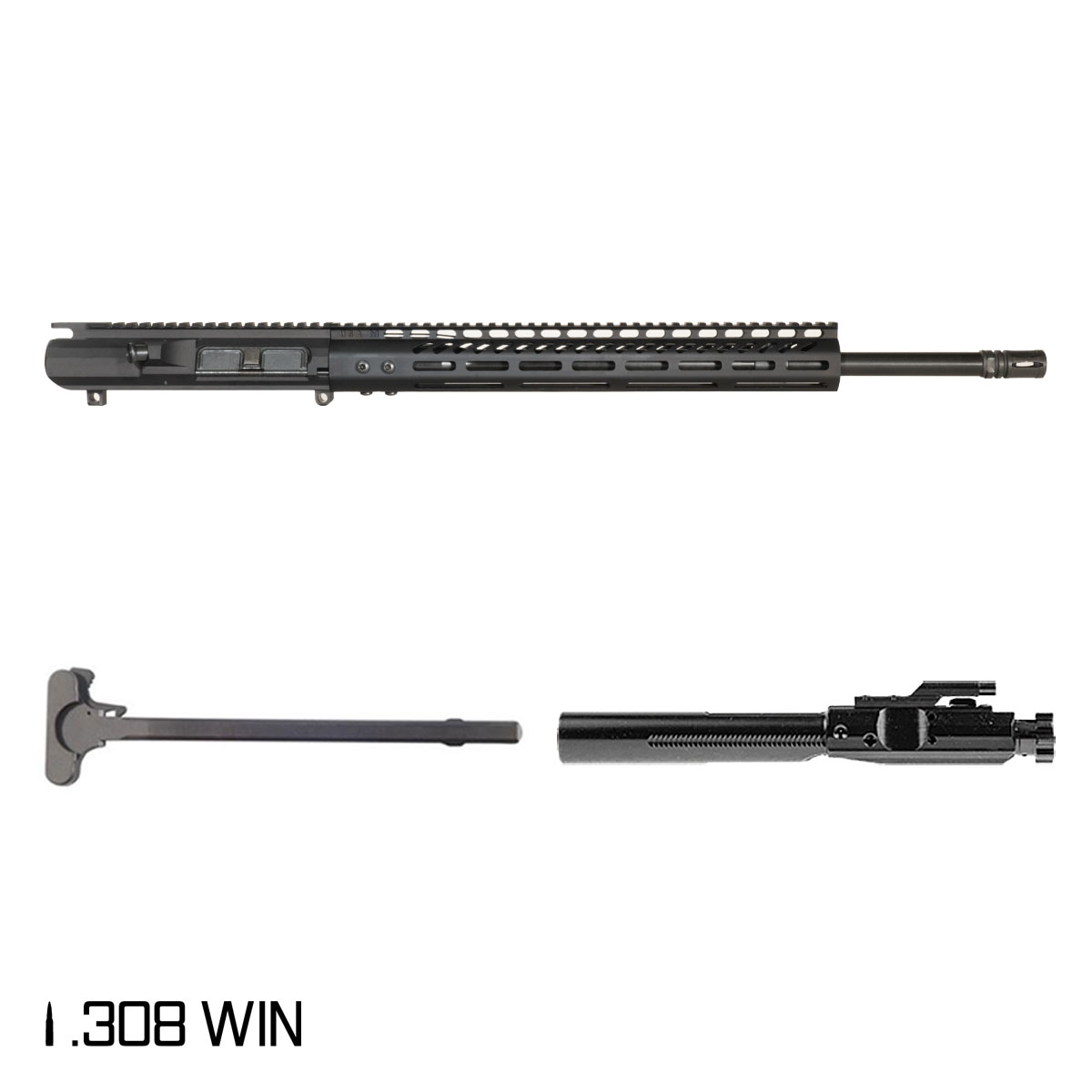 Davidson Defense Janus 20-inch Rifle-Gas 1:10 .308 Win AR-10 Freefloat M-Lok Handguard Rifle Complete Upper Build