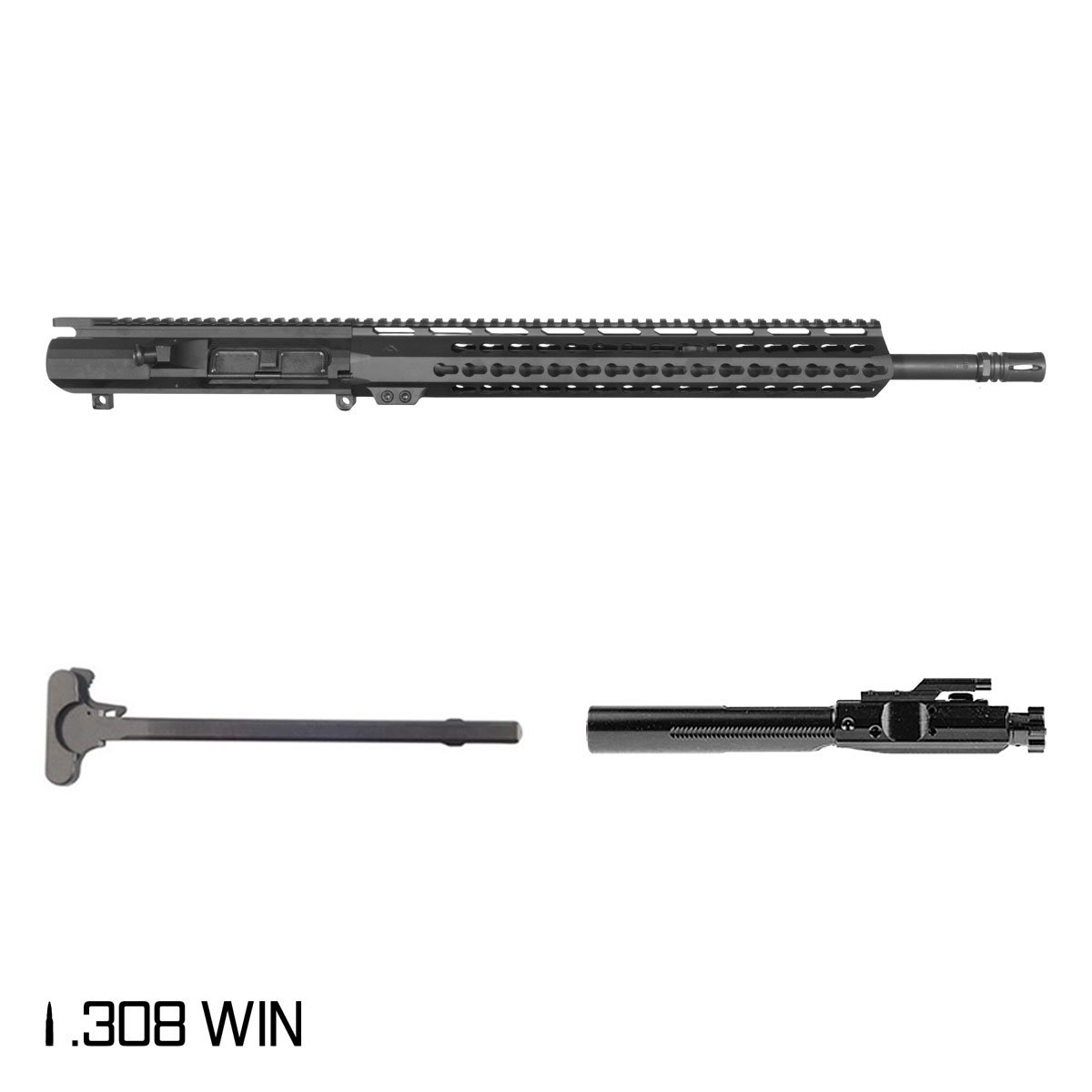 Davidson Defense Novaform 18-inch Mid-Gas 1:10 .308 Win AR-10 Freefloat Keymod Handguard Rifle Complete Upper Build