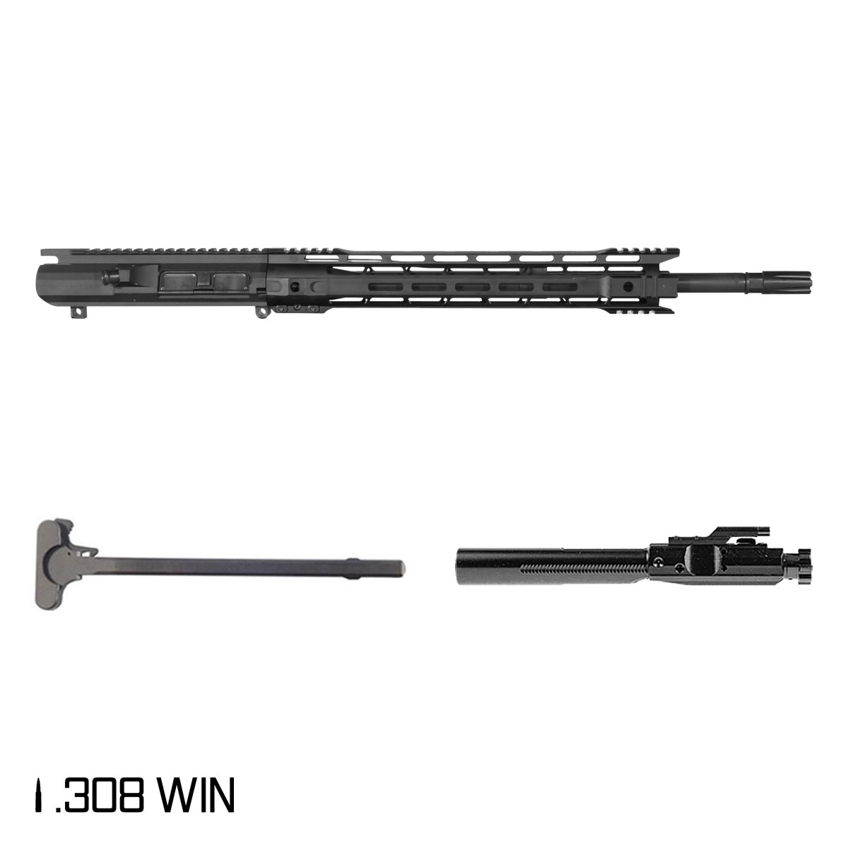 Davidson Defense Starlance 18-inch Mid-Gas 1:10 .308 Win AR-10 Freefloat M-Lok Handguard Rifle Complete Upper Build