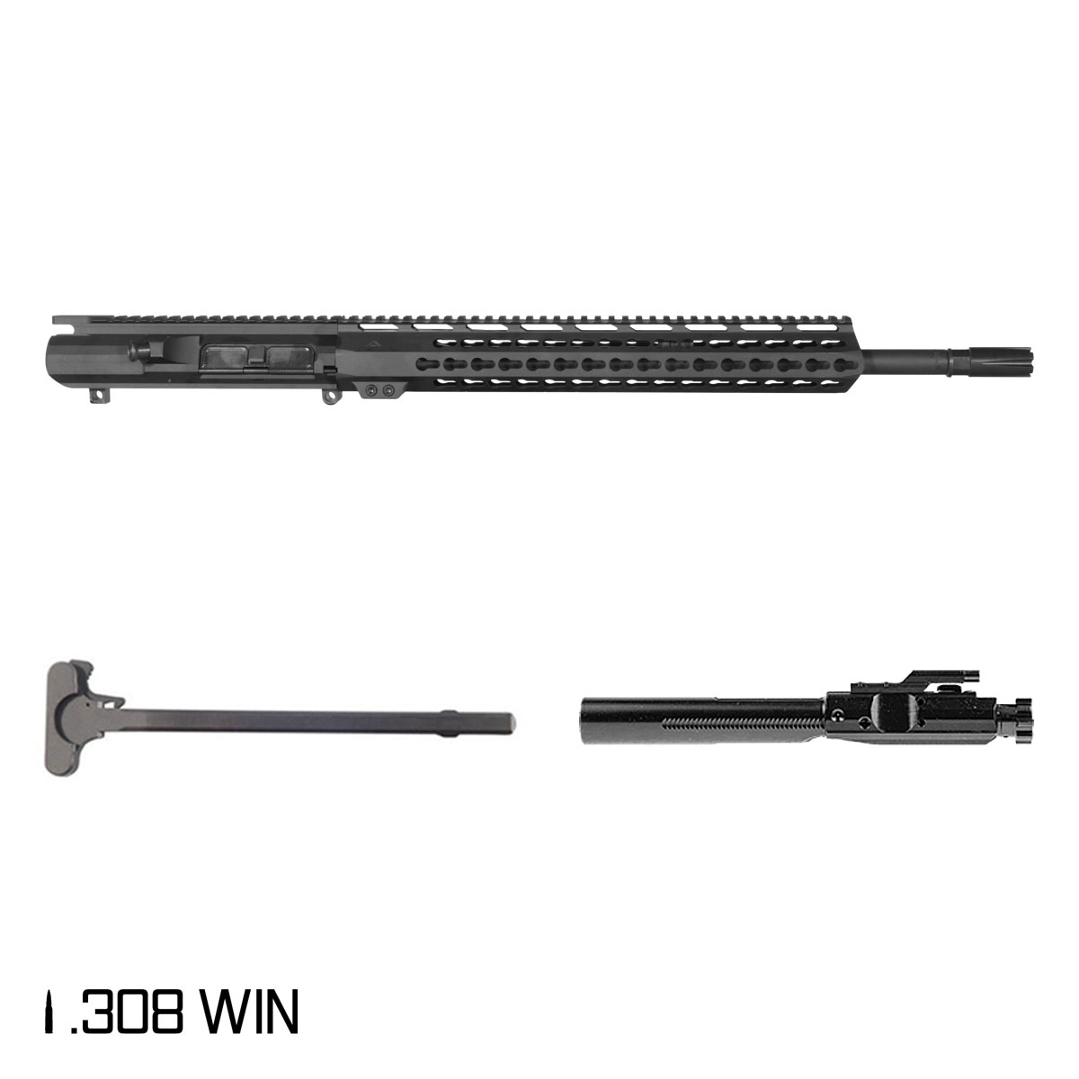 Davidson Defense Novaform 18-inch Mid-Gas 1:10 .308 Win AR-10 Freefloat Keymod Handguard Rifle Complete Upper Build