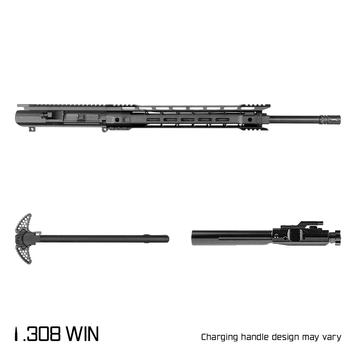 Davidson Defense Amarok 20-inch Rifle-Gas 1:10 .308 Win AR-10 Freefloat M-Lok Handguard Rifle Complete Upper Build