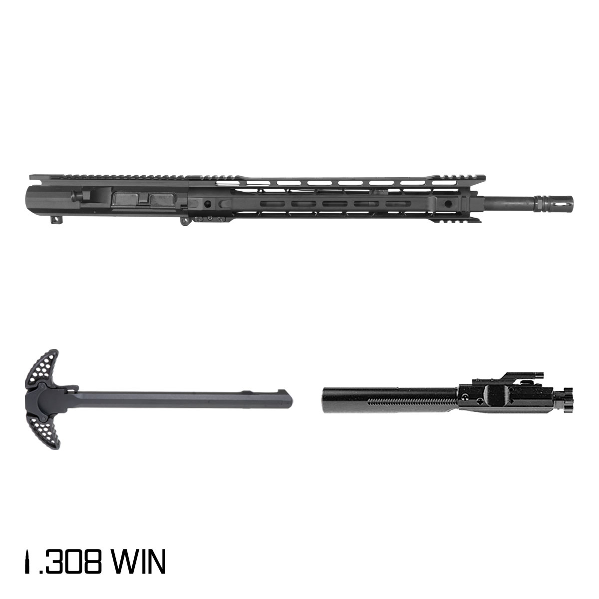 Davidson Defense Sedna 18-inch Mid-Gas 1:10 .308 Win AR-10 Freefloat M-Lok Handguard Rifle Complete Upper Build