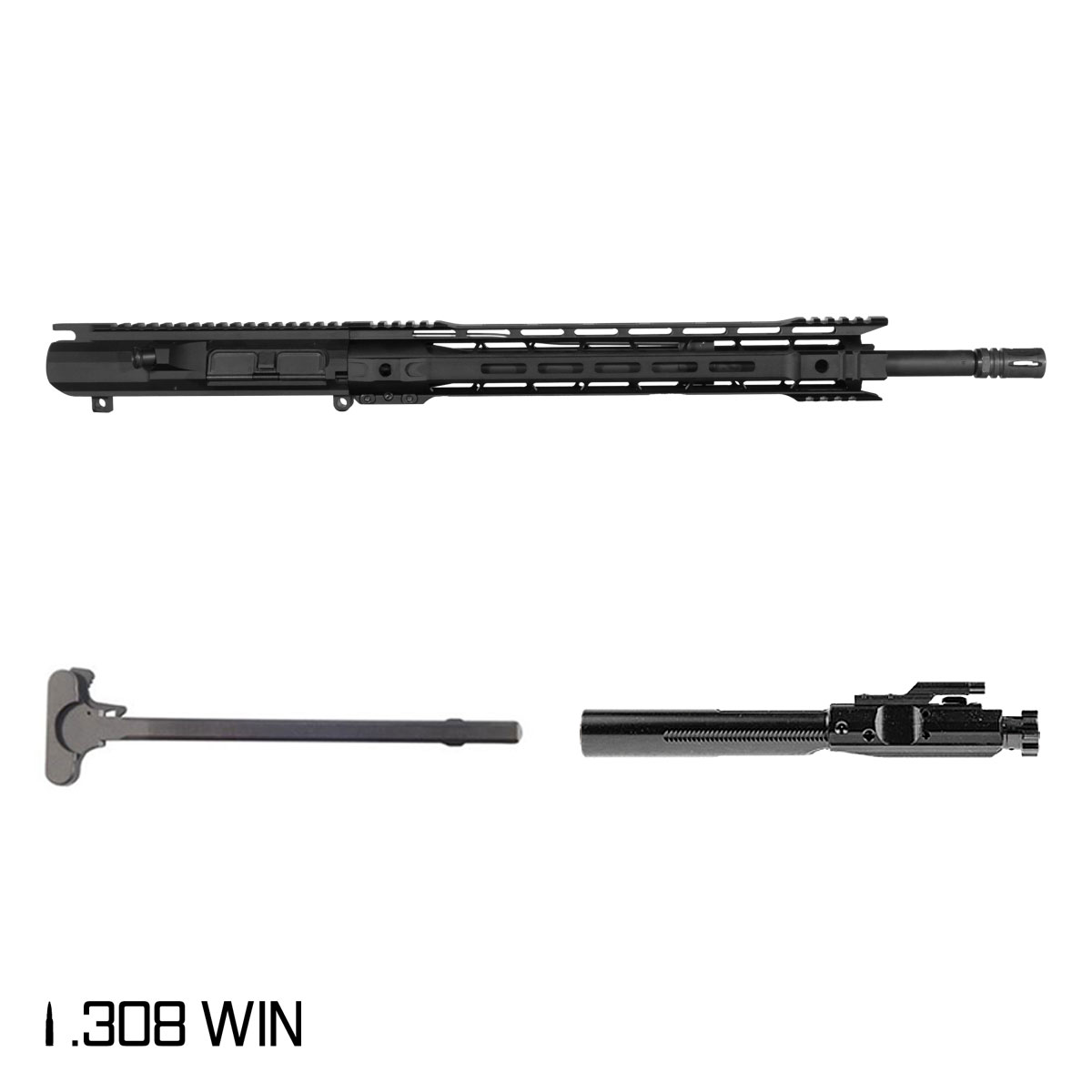 Davidson Defense Ascension 18-inch Mid-Gas 1:10 .308 Win AR-10 Freefloat M-Lok Handguard Rifle Complete Upper Build