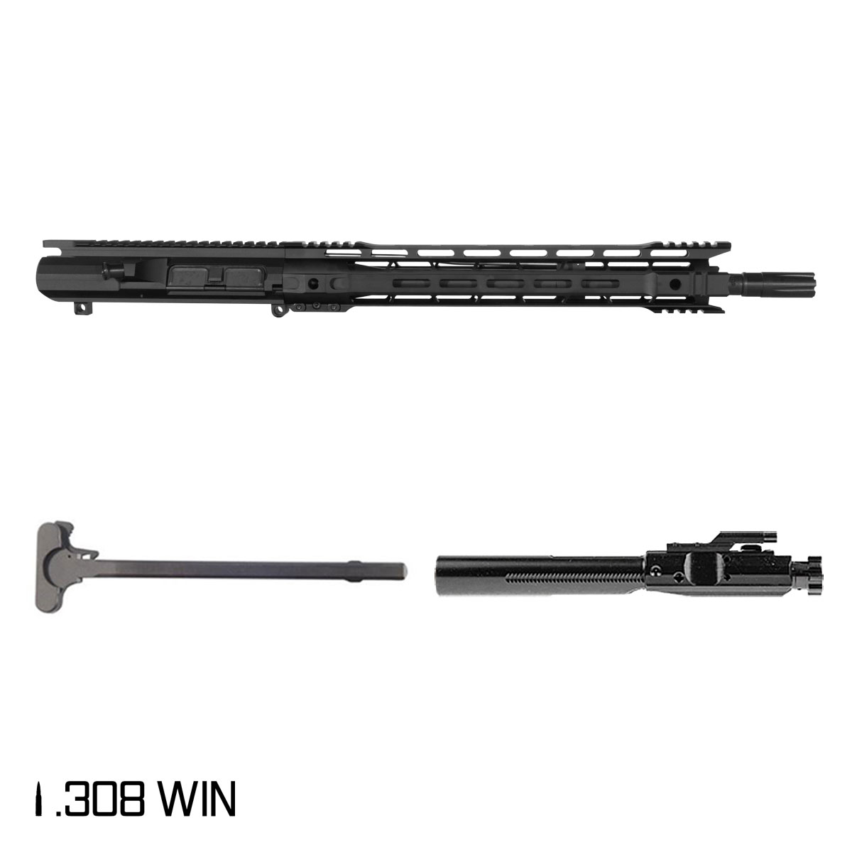 Davidson Defense Jailbreak 16-inch Mid-Gas 1:10 .308 Win AR-10 M-Lok Handguard Rifle Complete Upper Build
