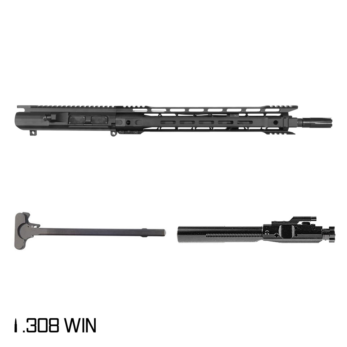 Davidson Defense Crater Maker 16-inch Mid-Gas 1:10 .308 Win AR-10 M-Lok Rifle Complete Upper Build