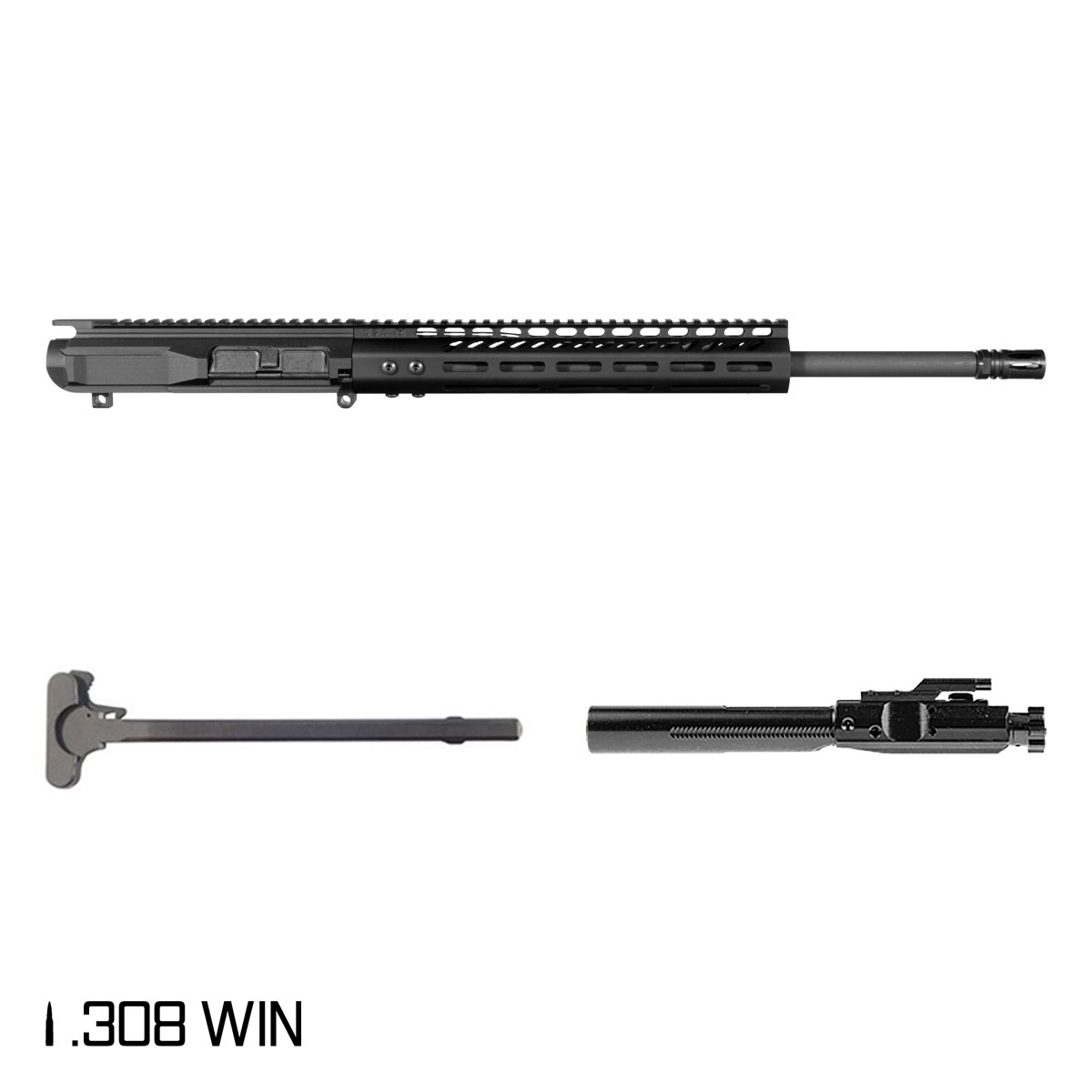 Davidson Defense Iron Storm 18-inch Mid-Gas 1:10 .308 Win AR-10 M-Lok Rifle Complete Upper Build