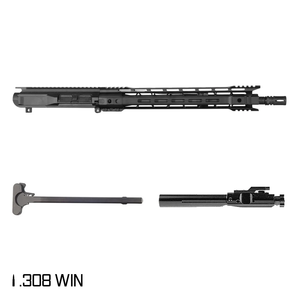 Davidson Defense Torpedo 16-inch Mid-Gas 1:10 .308 Win AR-10 M-Lok Handguard Rifle Complete Upper Build