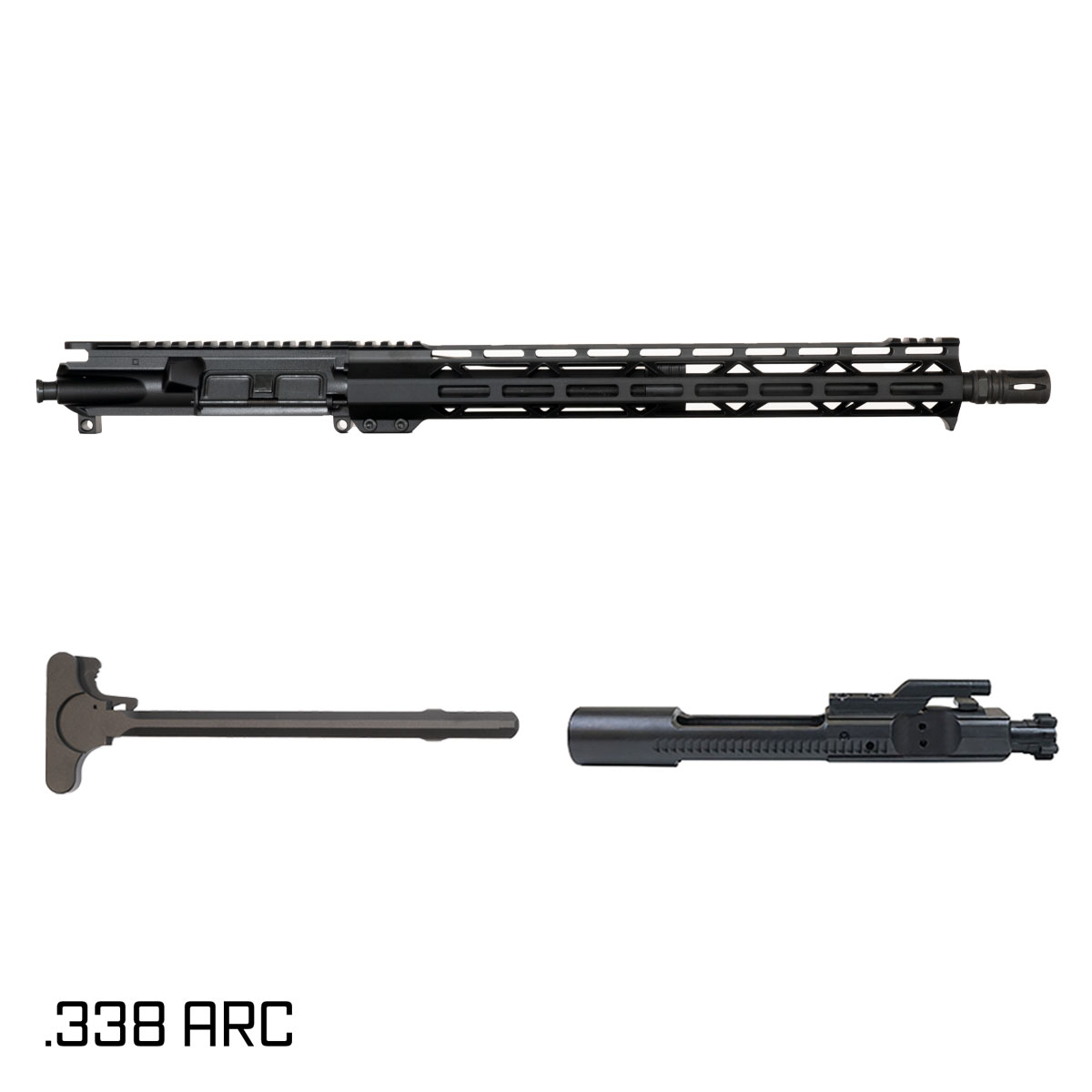 Davidson Defense Final Gravity 16-inch Carbine-Gas 1:8 .338 ARC AR-15 Freefloat M-Lok Handguard Rifle Complete Upper Build