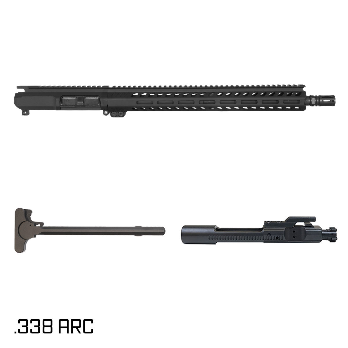 Davidson Defense Cutlass 16-inch Carbine-Gas 1:8 .338 ARC AR-15 Freefloat M-Lok Handguard Rifle Complete Upper Build