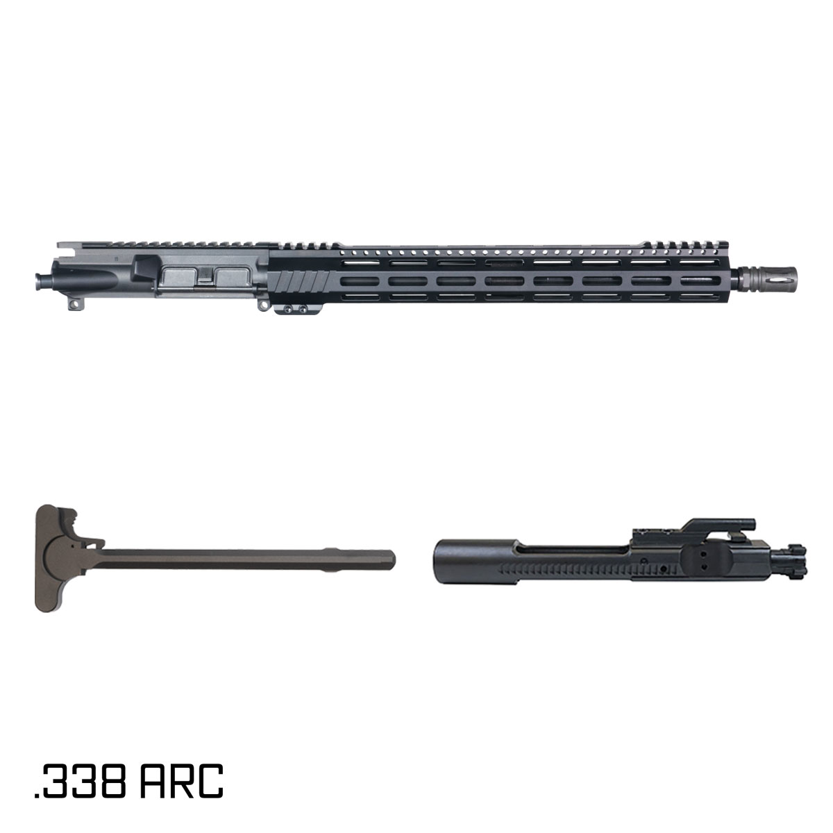 Davidson Defense Aegis Lightweight 16-inch Carbine-Gas 1:8 .338 ARC AR-15 Freefloat M-Lok Handguard Rifle Complete Upper Build