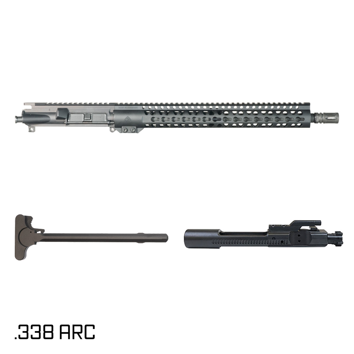 Davidson Defense Warden Patrol 16-inch Carbine-Gas 1:8 .338 ARC AR-15 Freefloat Keymod Handguard Rifle Complete Upper Build