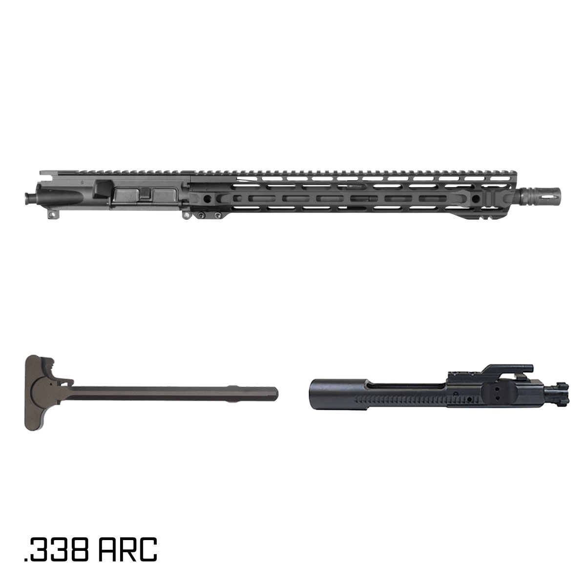Davidson Defense Atriox 16-inch Carbine-Gas 1:8 338 ARC AR-15 M-Lok Handguard Rifle Complete Upper Build Kit