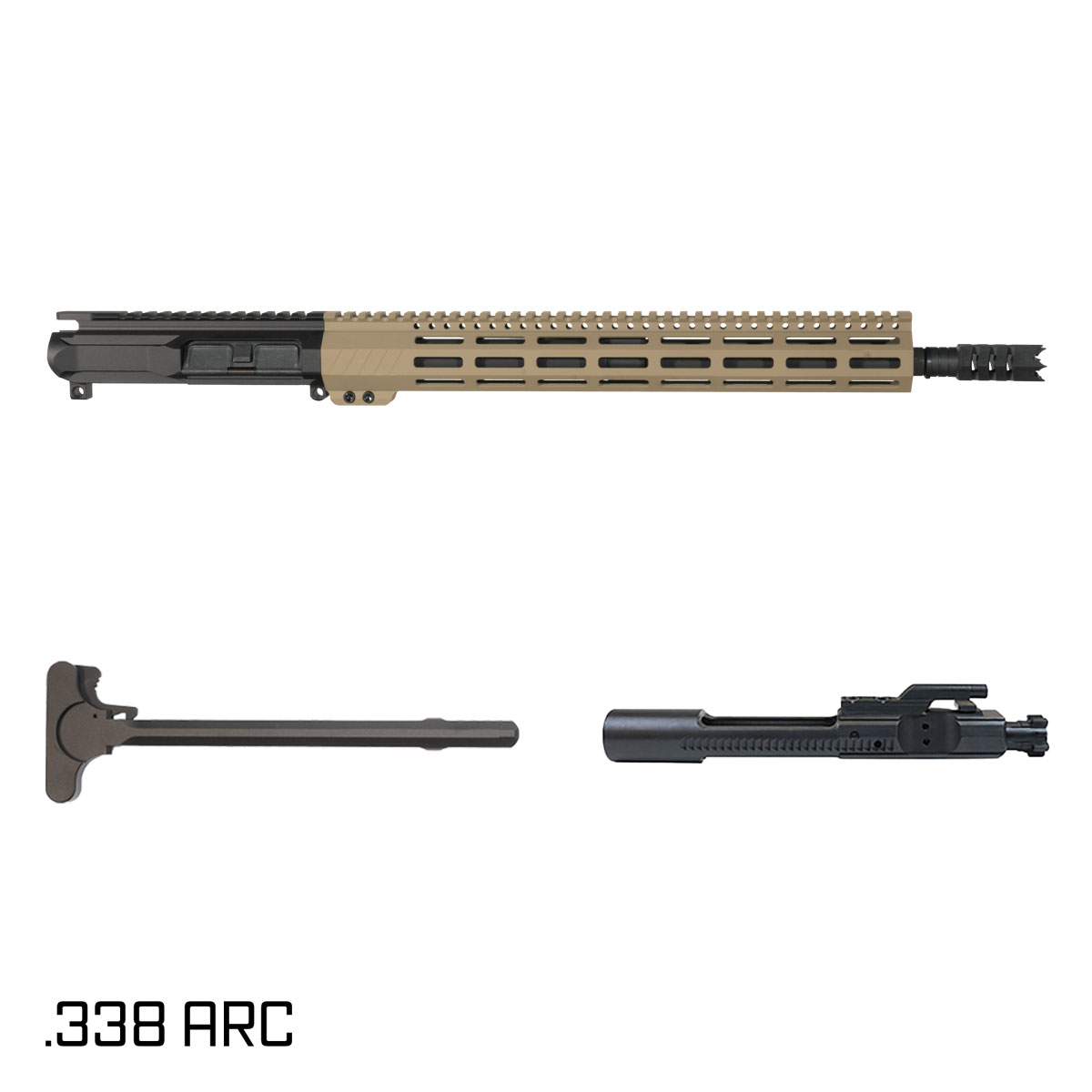 Davidson Defense Heavy Crown 16-inch Carbine-Gas 1:8 338 ARC AR-15 M-Lok Rifle Complete Upper Build