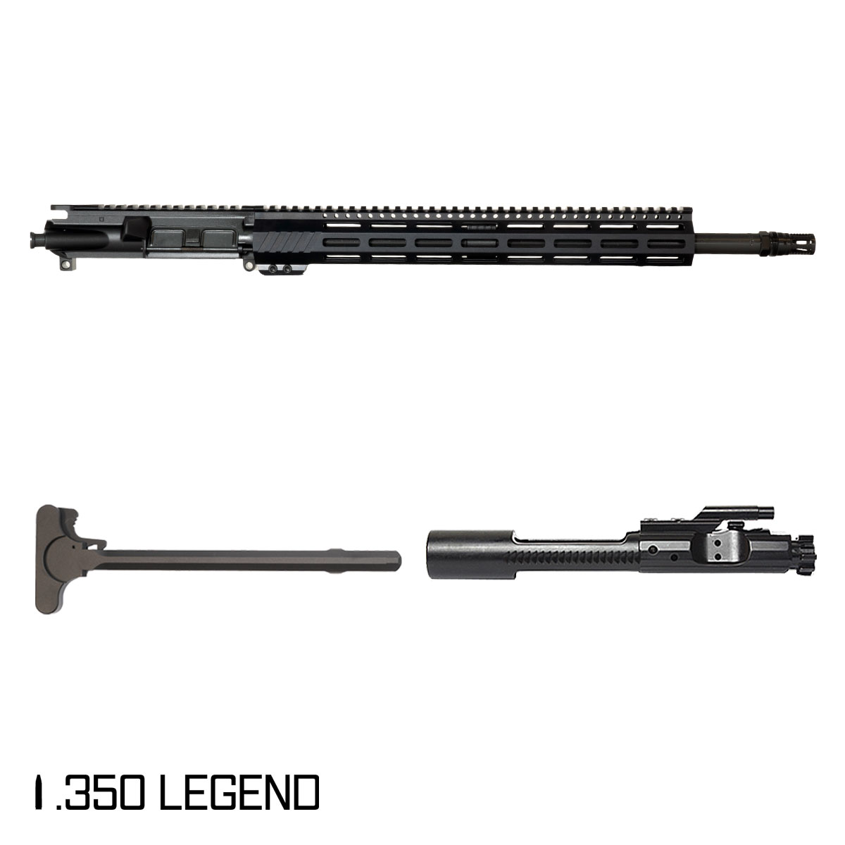 Davidson Defense Aegis 18-inch Carbine-Gas 1:16 .350 Legend AR-15 Freefloat M-Lok Handguard Rifle Complete Upper Build, Plan B A7 Flash Hider