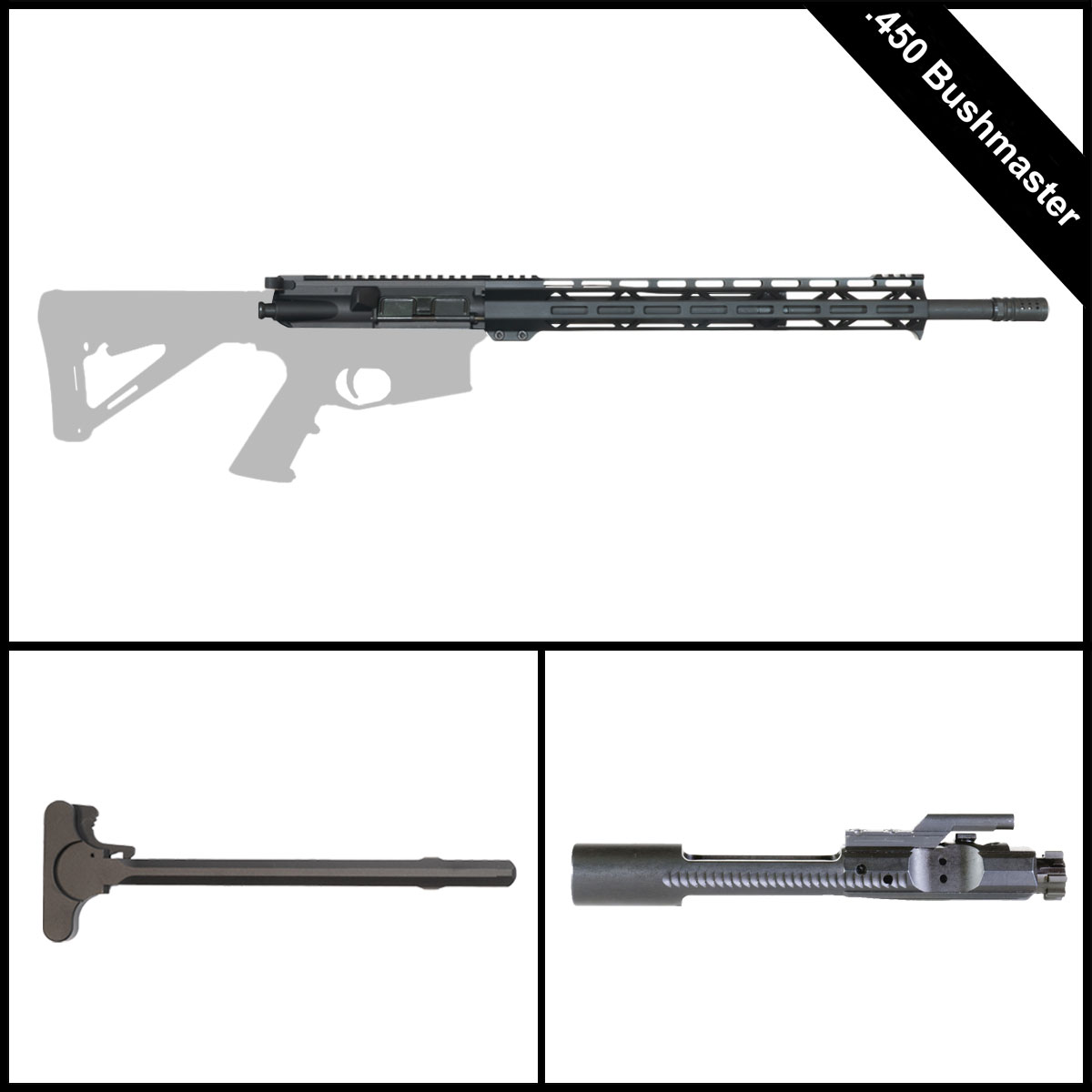 Davidson Defense Frostfang 18-inch AR-15 .450 Bushmaster Rifle Complete Upper Build