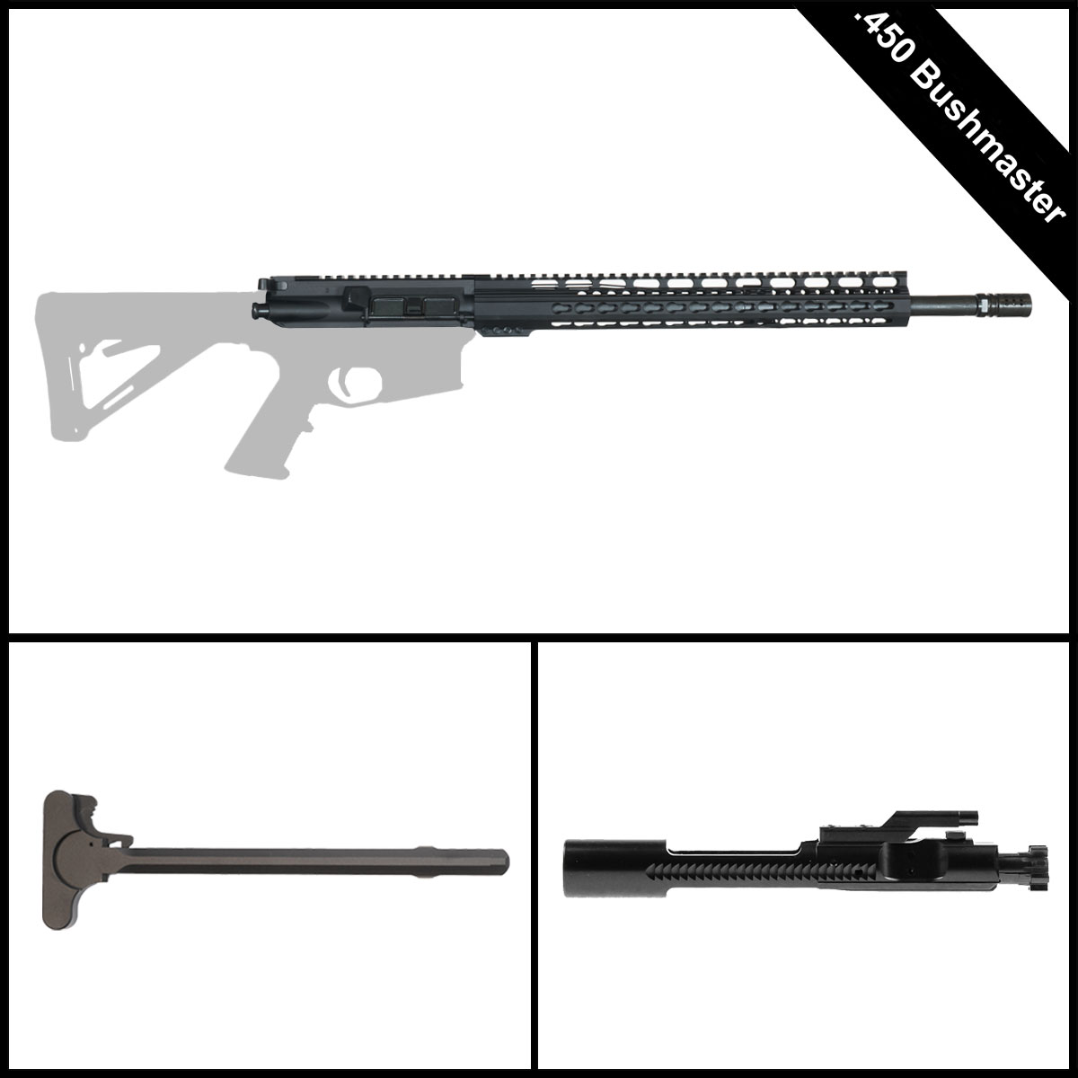 Davidson Defense Inquisitorius 18-inch AR-15 .450 Bushmaster Rifle Complete Upper Build