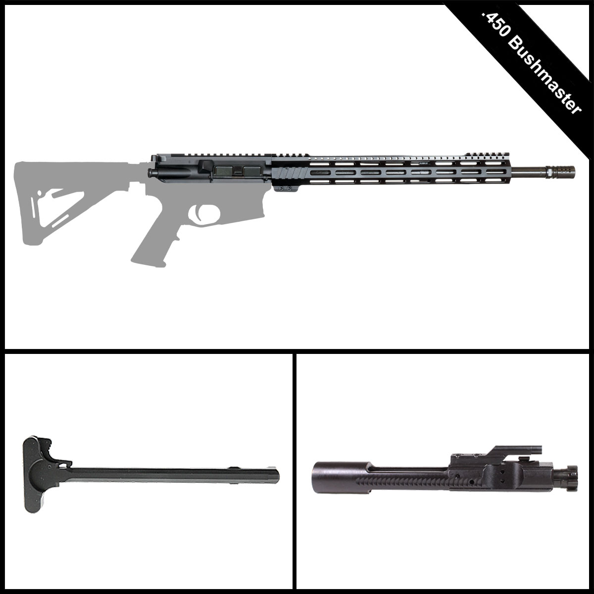 Davidson Defense Rebellion 18-inch AR-15 .450 Bushmaster Rifle Complete Upper Build