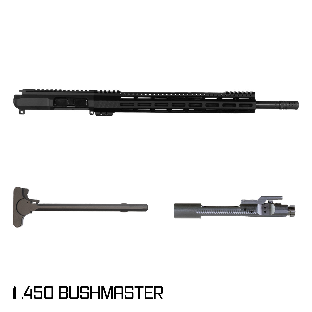 Davidson Defense Buffalo Bill 18-inch Mid-Gas 1:24 .450 Bushmaster AR-15 Freefloat M-Lok Handguard Rifle Complete Upper Build