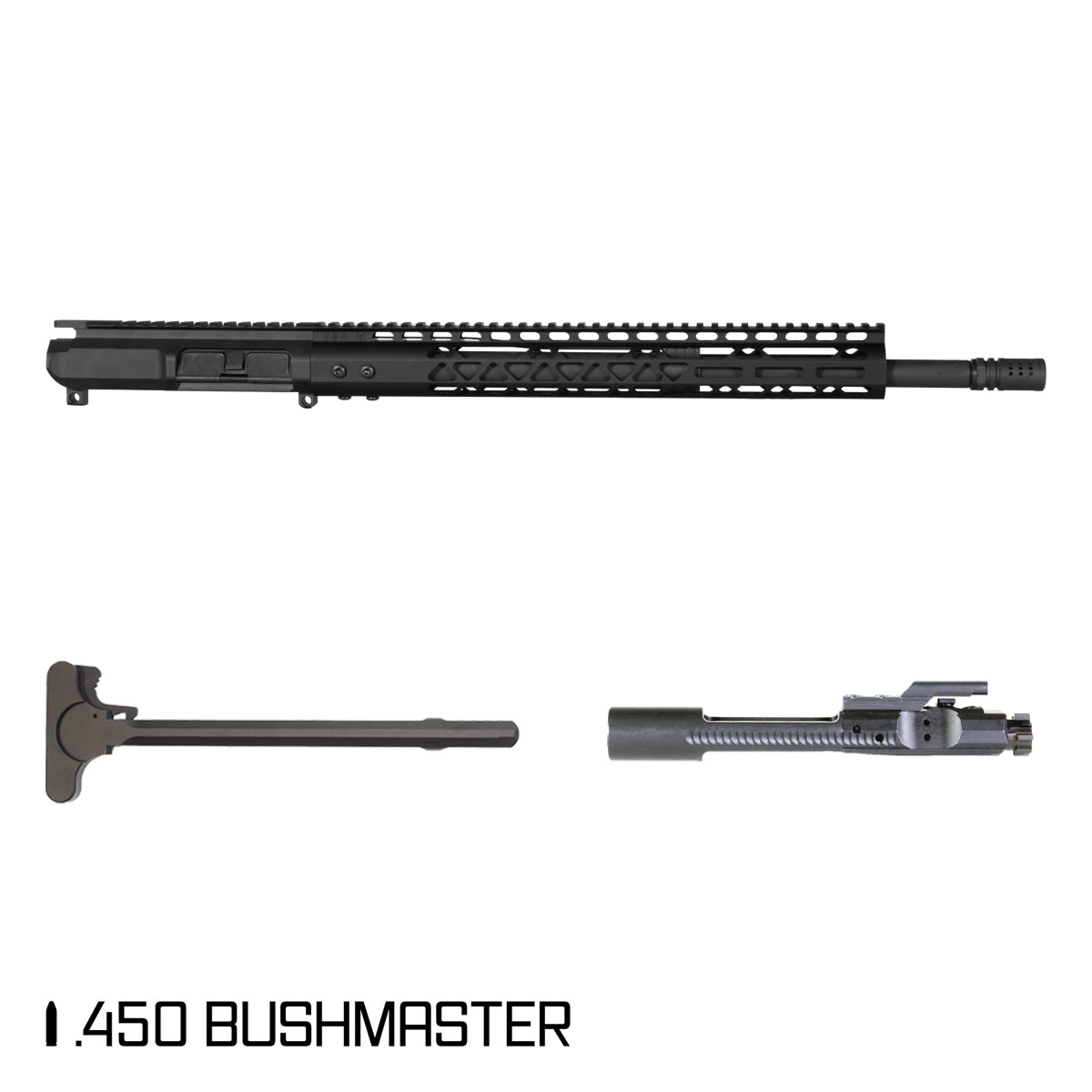 Davidson Defense Kikimora 18-inch Mid-Gas 1:24 .450 Bushmaster AR-15 Freefloat M-Lok Handguard Rifle Complete Upper Build