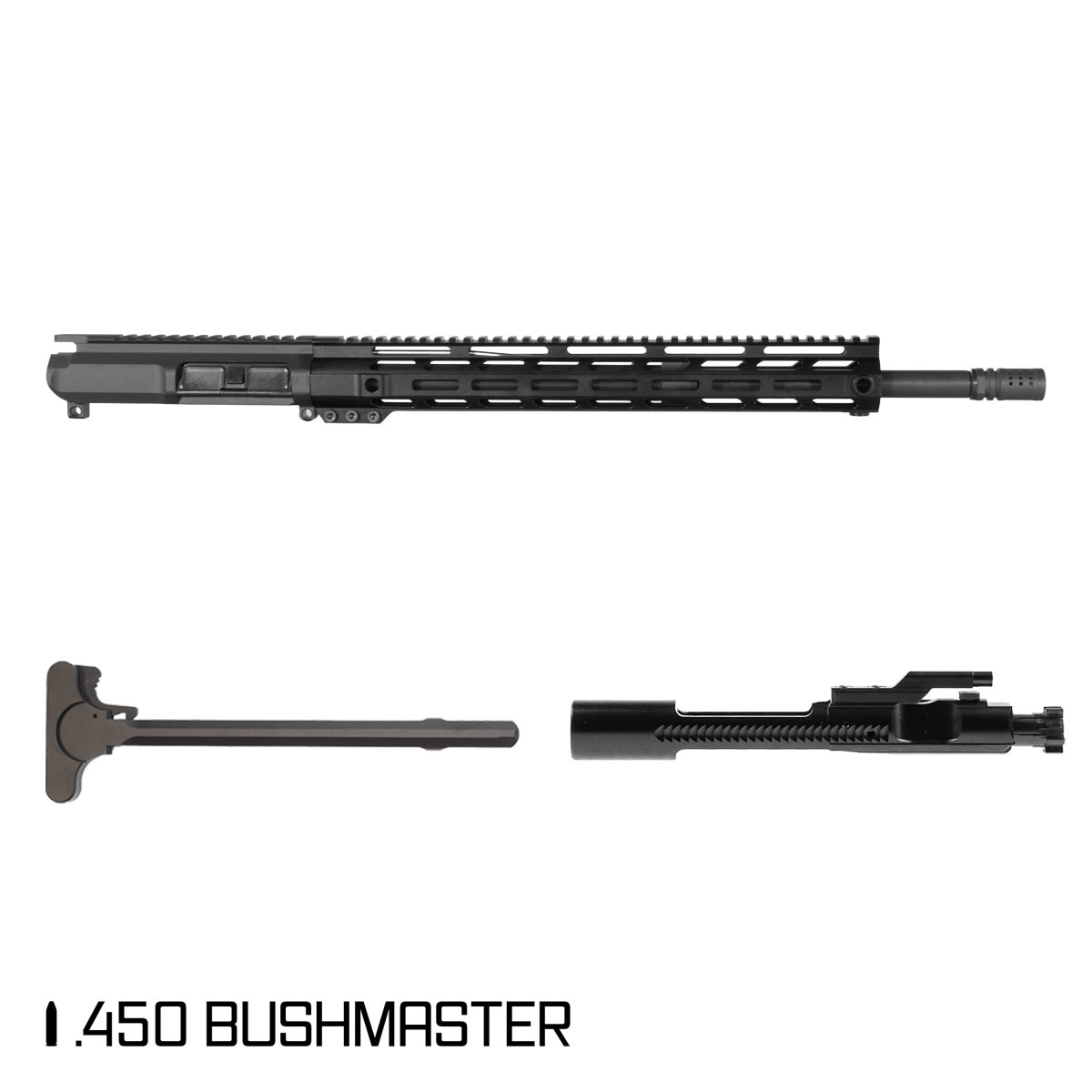 Davidson Defense Moroi 18-inch Mid-Gas 1:24 .450 Bushmaster AR-15 M-Lok Rifle Complete Upper Build