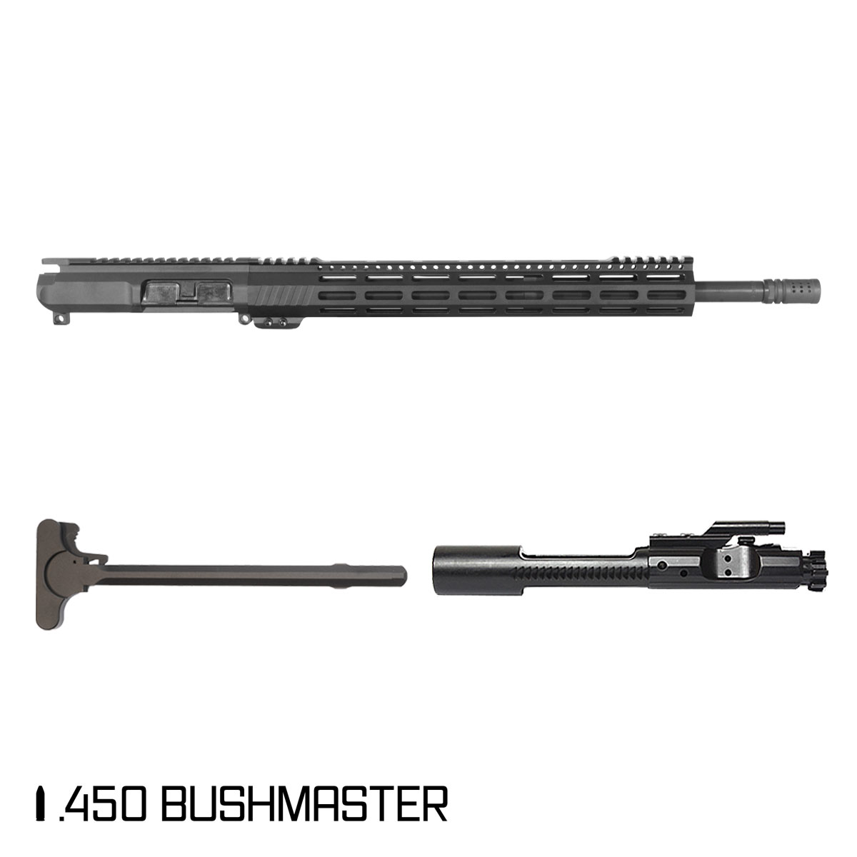 Davidson Defense Reyk 18-inch Mid-Gas 1:24 .450 Bushmaster AR-15 M-Lok Rifle Complete Upper Build