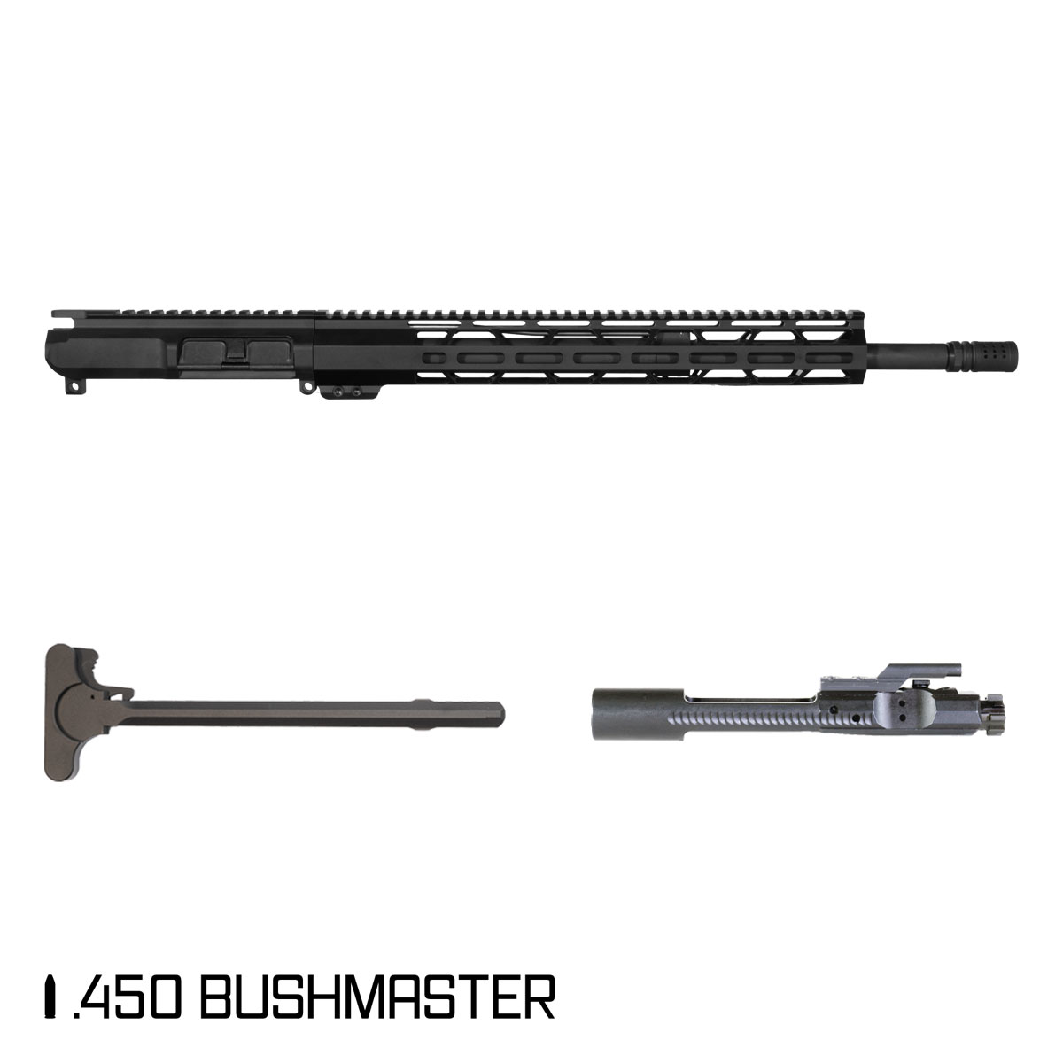 Davidson Defense Voltire 18-inch Mid-Gas 1:24 .450 Bushmaster AR-15 Freefloat M-Lok Handguard Rifle Complete Upper