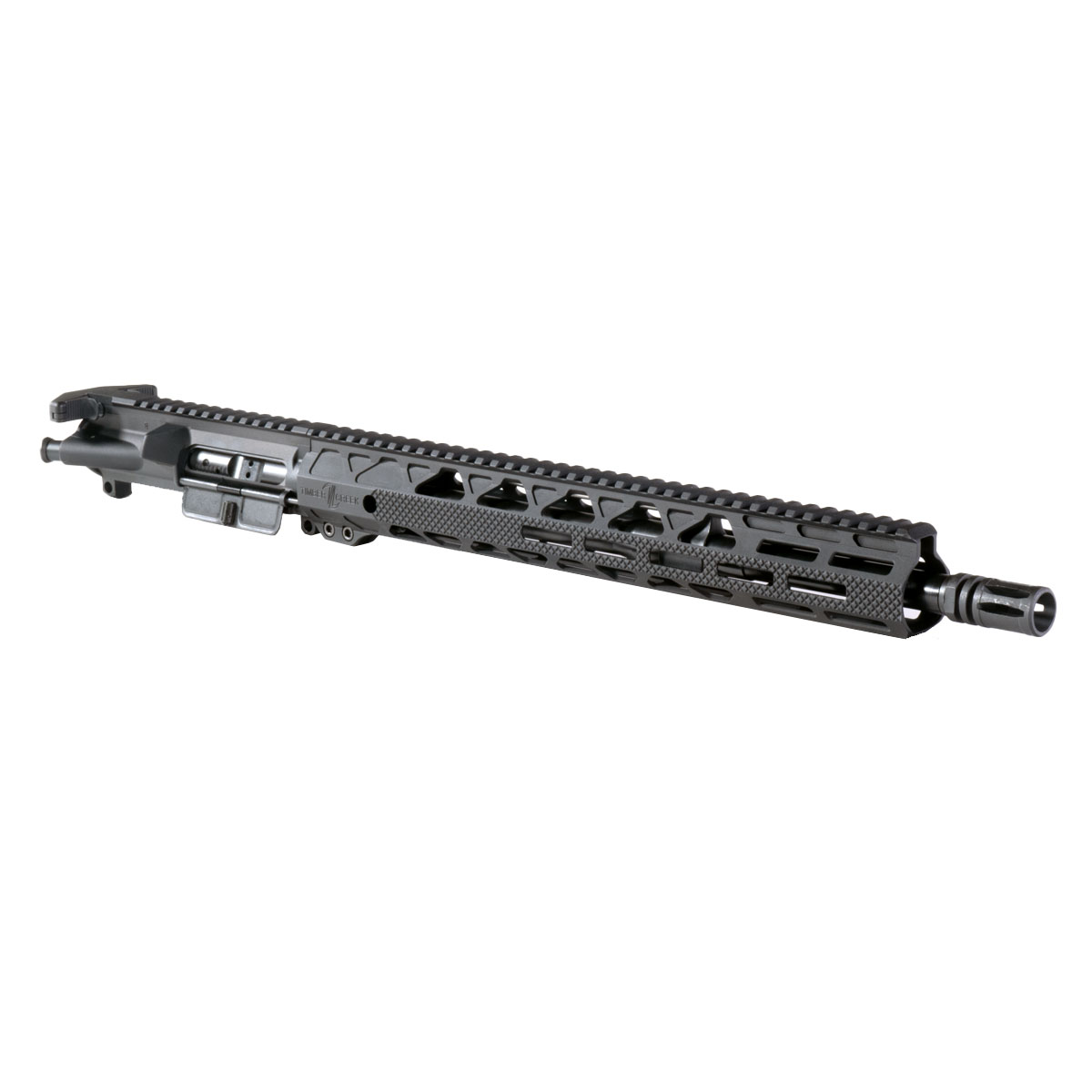ELITE AR-15 with Timber Creek Greyman Handguard 16.5-inch 5.56 NATO Nitride Rifle Complete Upper Build with X2 Dev Group Jackal X Charging Handle