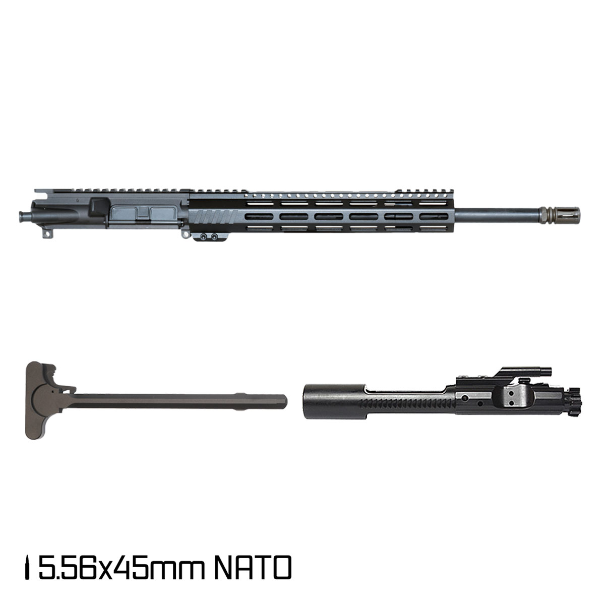 Davidson Defense Aegis Lightweight 16.5-inch Mid-Gas 1:7 5.56 NATO AR-15 Freefloat M-Lok Handguard Rifle Complete Upper Build