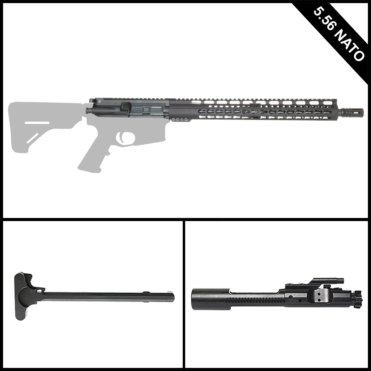 Davidson Defense Shout of Power 16-inch AR-15 5.56 NATO Rifle Complete Upper Build