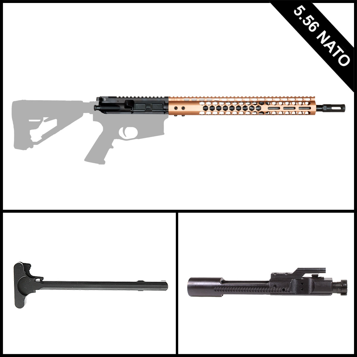 Davidson Defense Copperstrike 16.5-inch AR-15 5.56 NATO Rifle Complete Upper Build