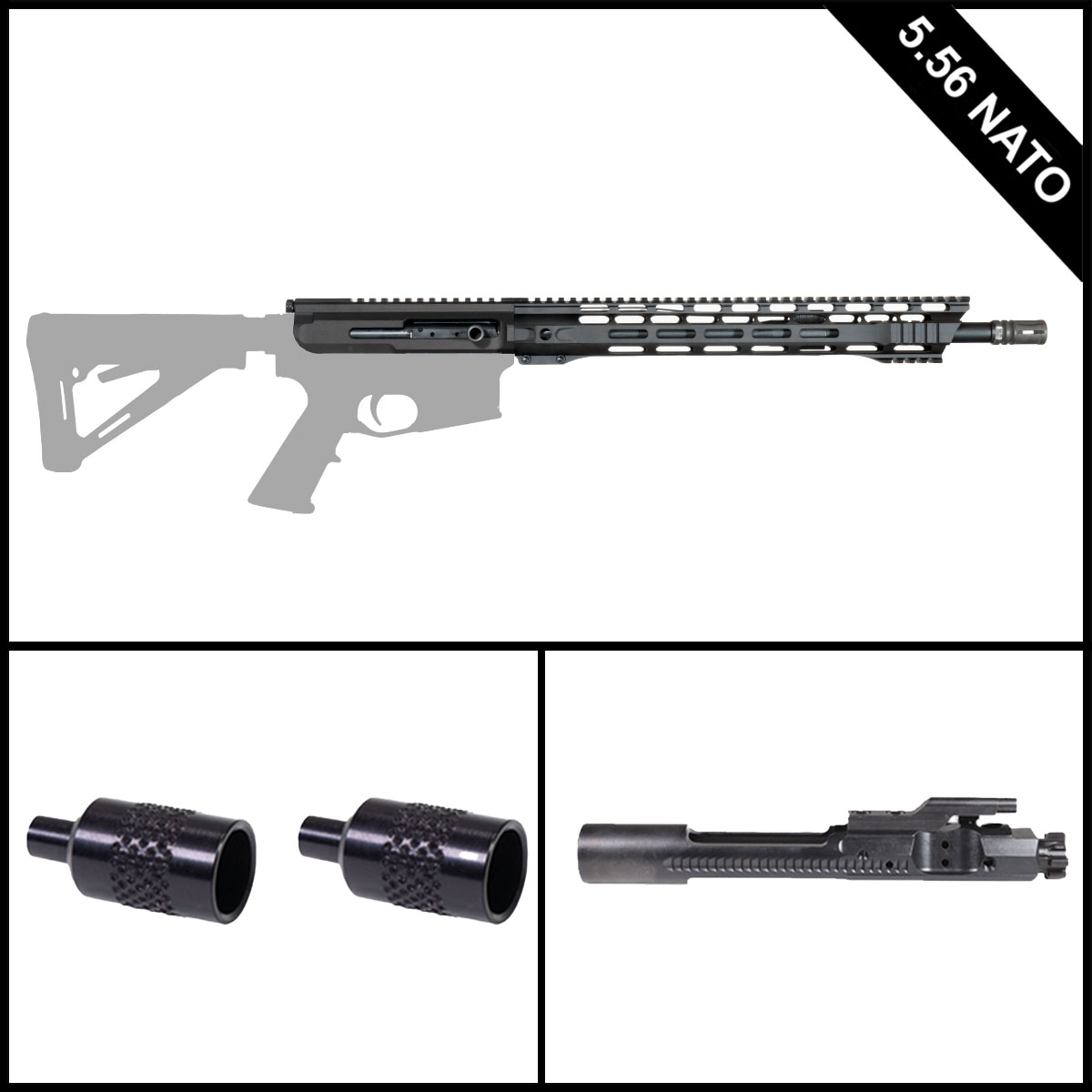 Davidson Defense Side Show 16.5-inch AR-15 5.56 NATO Rifle Complete Upper Build