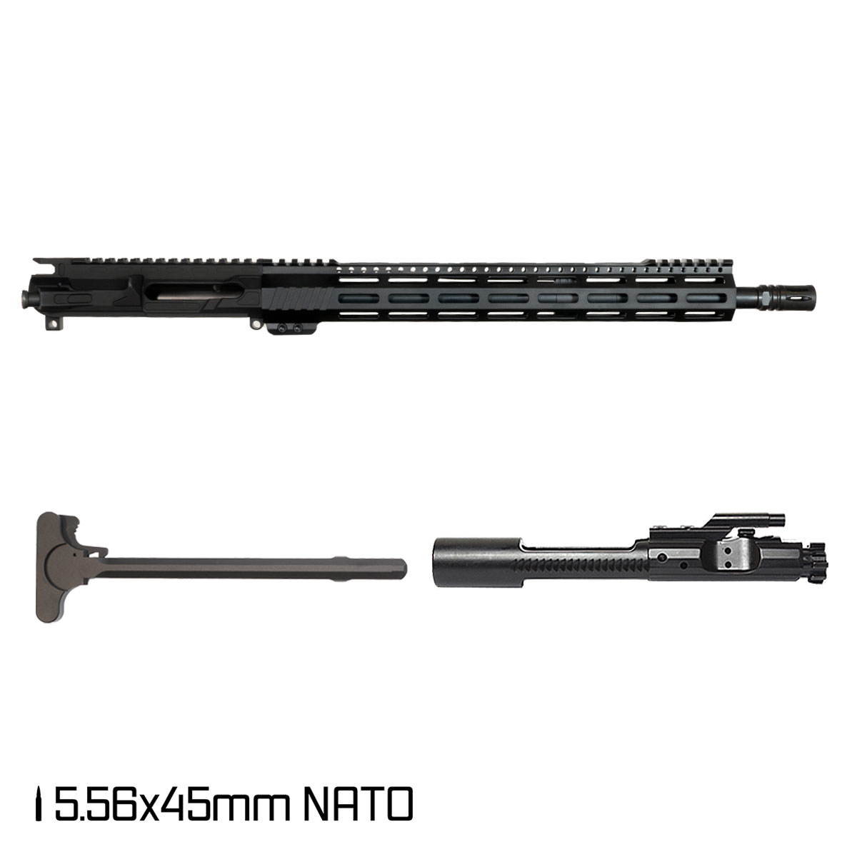DTT The Opener 16.5-inch Mid-Gas 1:7 5.56 NATO AR-15 Freefloat M-Lok Handguard Rifle Complete Upper Build