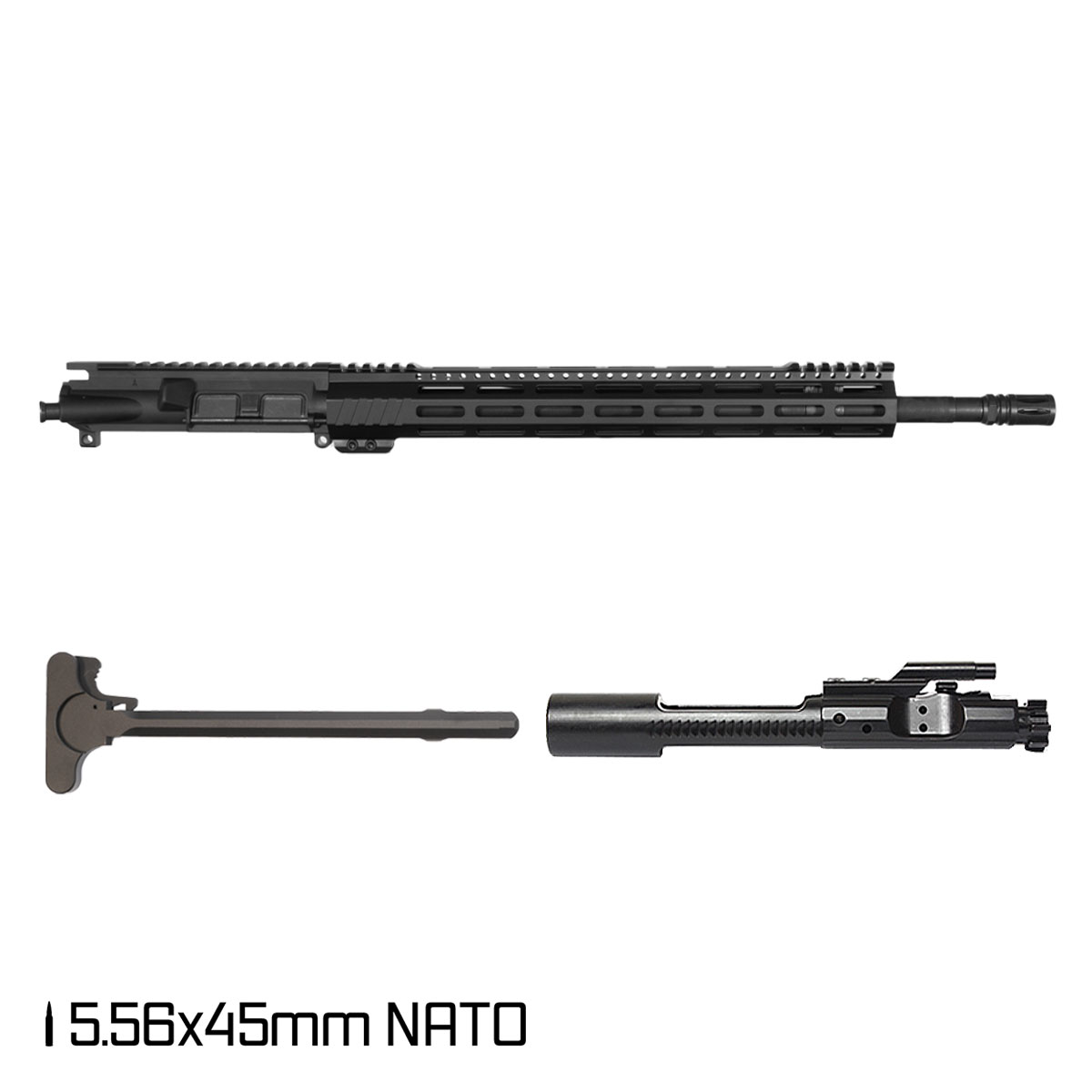 Davidson Defense Aegis Lightweight 18-inch Rifle-Gas 1:7 5.56 NATO AR-15 Freefloat M-Lok Handguard Rifle Complete Upper Build