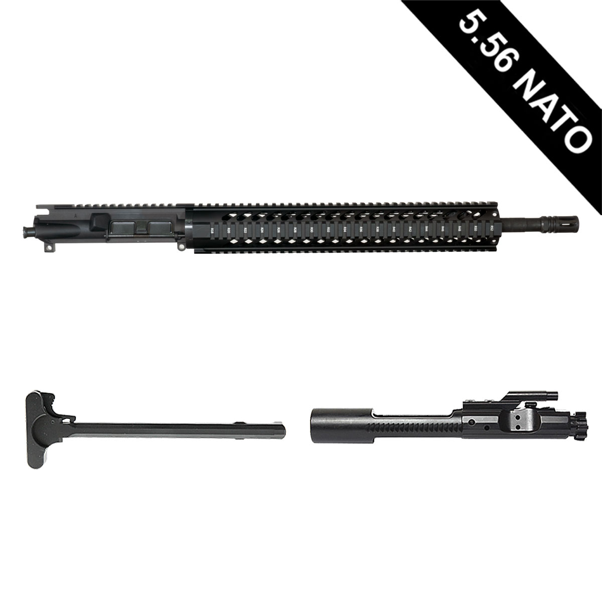 Davidson Defense LAZR 18-inch Rifle-Gas 5.56 NATO AR-15 Rifle Complete Upper Build
