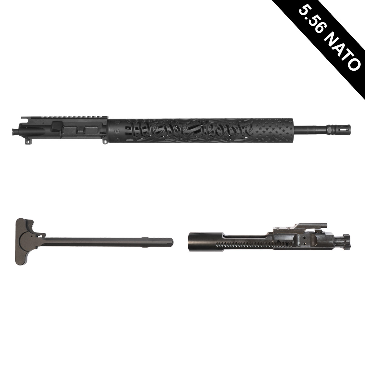 Davidson Defense Patriot 18-inch Rifle-Gas 5.56 NATO AR-15 Rifle Complete Upper Build