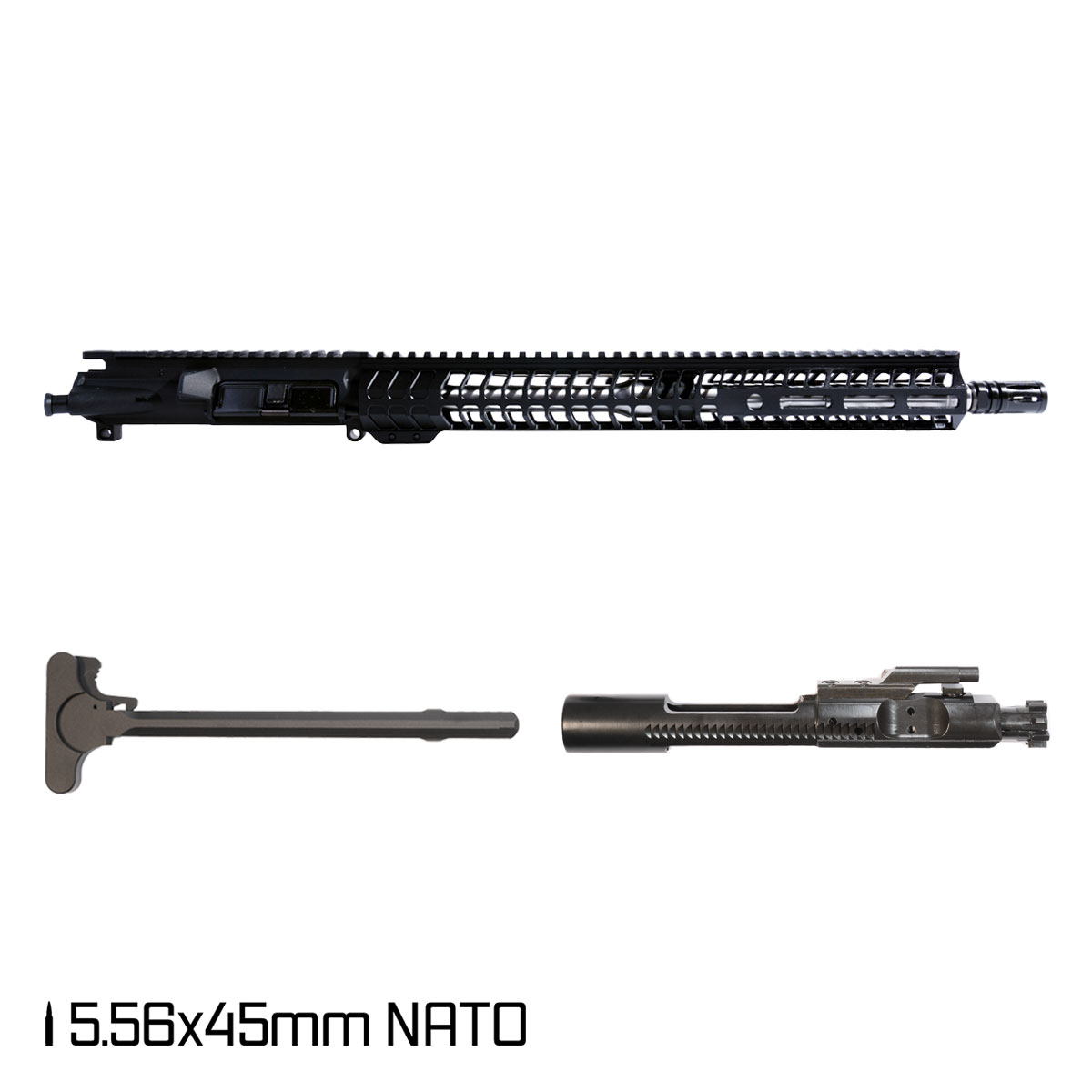 Davidson Defense True Grit 16-inch Carbine-Gas 1:8 5.56 NATO AR-15 Freefloat M-Lok Handguard Rifle Complete Upper Build